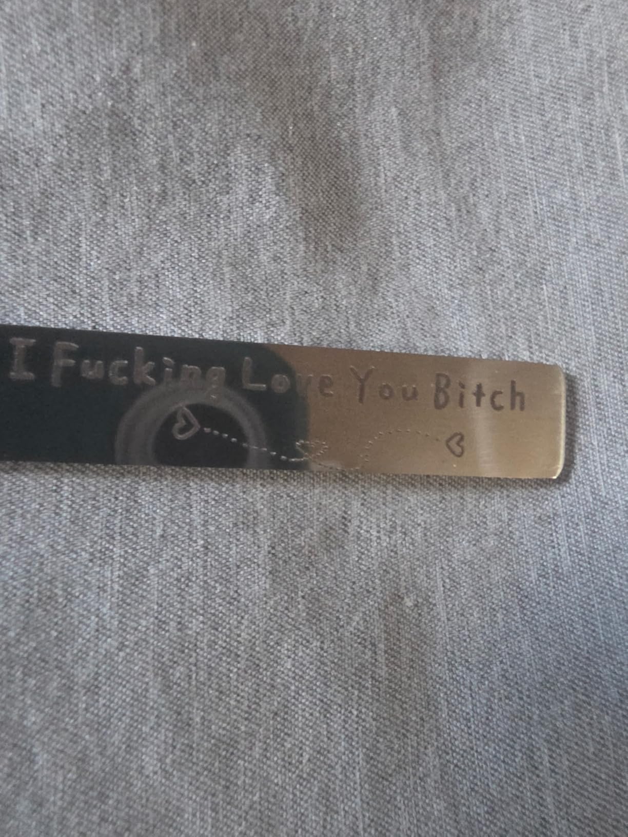 Best Friend Keychain for Women, Stainless Steel Key Chain Engrave I Fking Love You Bith Birthday Christmas Friendship Gift for Bestie Best Friends Female Bff - Customer Photo 2