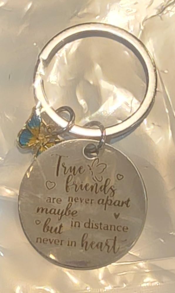 Ouligay Best Friend Keychain Friendship Gifts for Women Bestfriend Birthday Gifts for Women Bff Bestie Long Distance Friendship Best Friend Graduation Coworker Leaving Going Away Goodbye Farewell Gift - Customer Photo 1