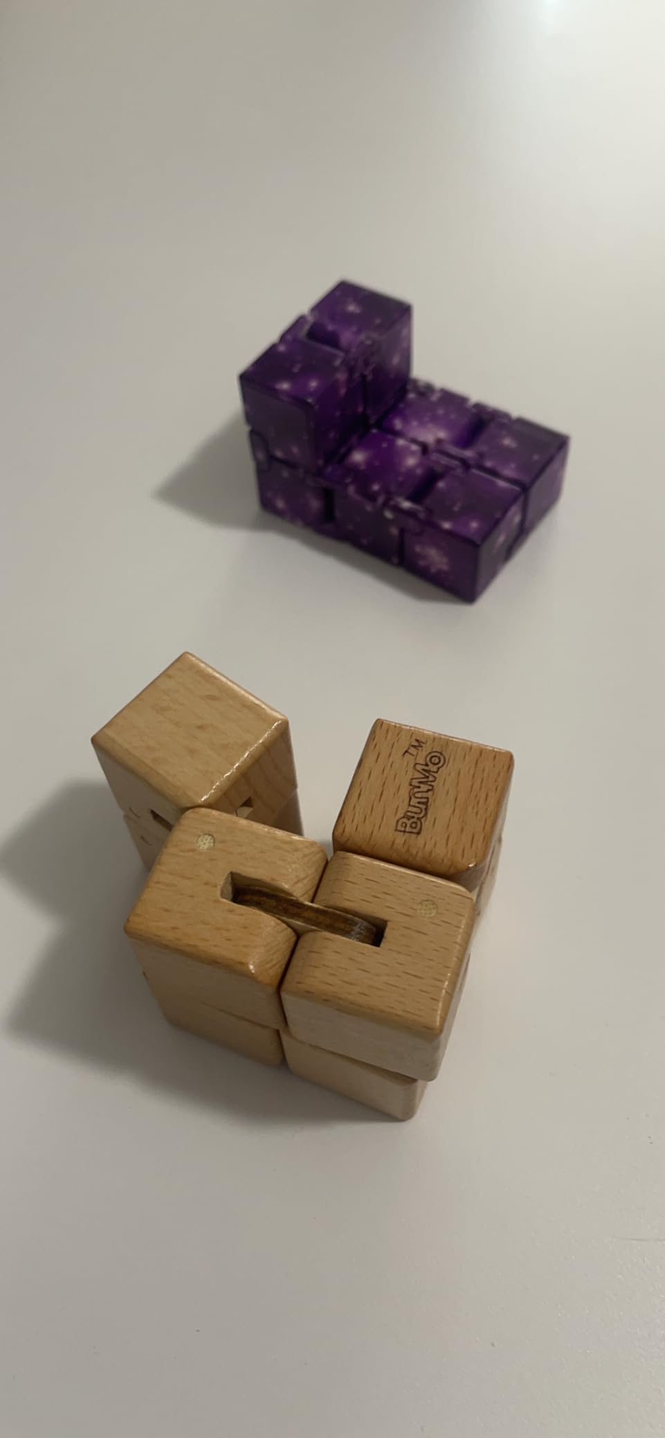 BUNMO Infinity Cube Fidget Toy - Stimulating & Engaging Fidget Toy - Teen Boy Toys - Fidgets for Adults - Travel Toys - Gifts for Teenage Boys - 10 Year Old Boy Gift Ideas - 2 Pack Plastic - Customer Photo 2