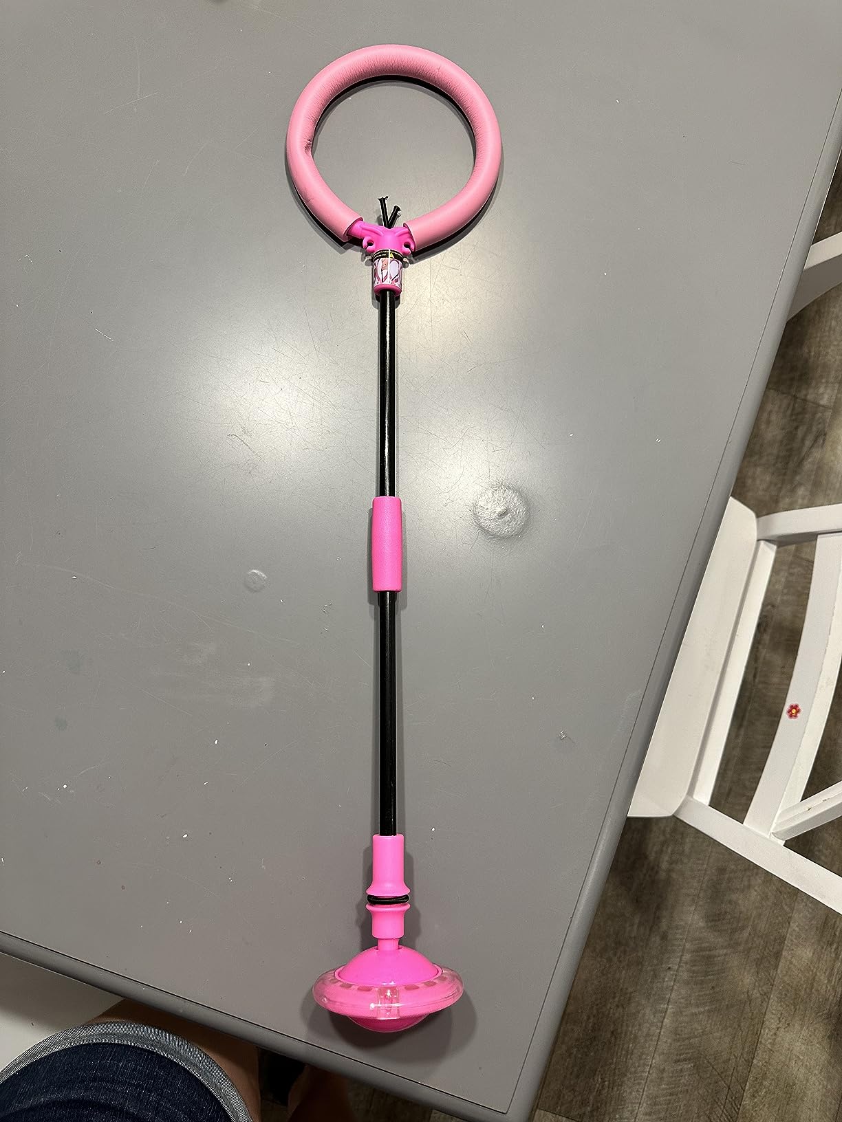 Skip Ball, Portable Foldable Colorful Flash Wheel Swing Ball, Kids Toys for Girls & Boys, Sports Fitness Toys for Kids & Adults. Gifts for Mom Women & Girls Toys Age 5-10 Years - Customer Photo 2