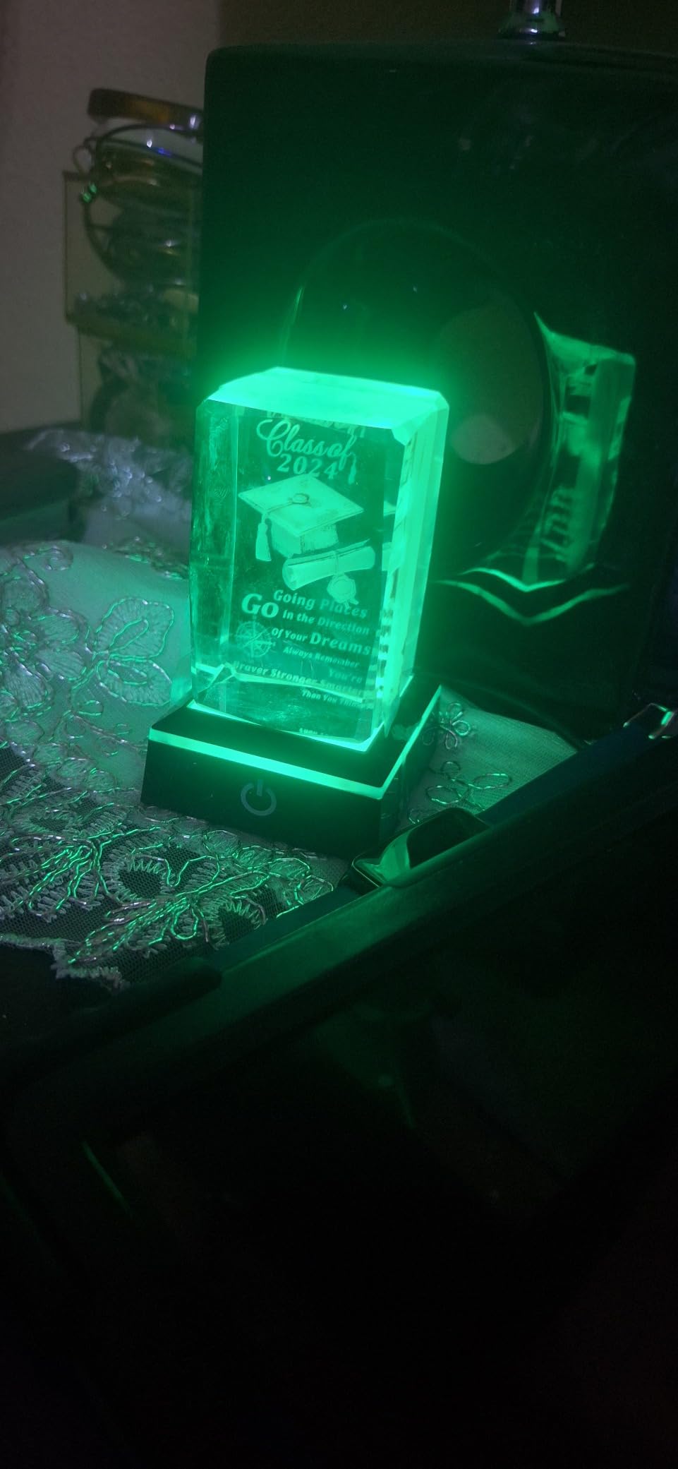 Movdyka 2025 Graduation Gifts for Her Him, 3D Layser Engraved Class of 2025 with Base, Unique High School College Graduation Gift Ideas for Women Men Girls Daughter Son Unisex Customer Review Movdyka 2025 Graduation Gifts for Her Him, 3D Layser Engraved Class of 2025 with Base, Unique High School College Graduation Gift Ideas for Women Men Girls Daughter Son Unisex - Customer Photo 1