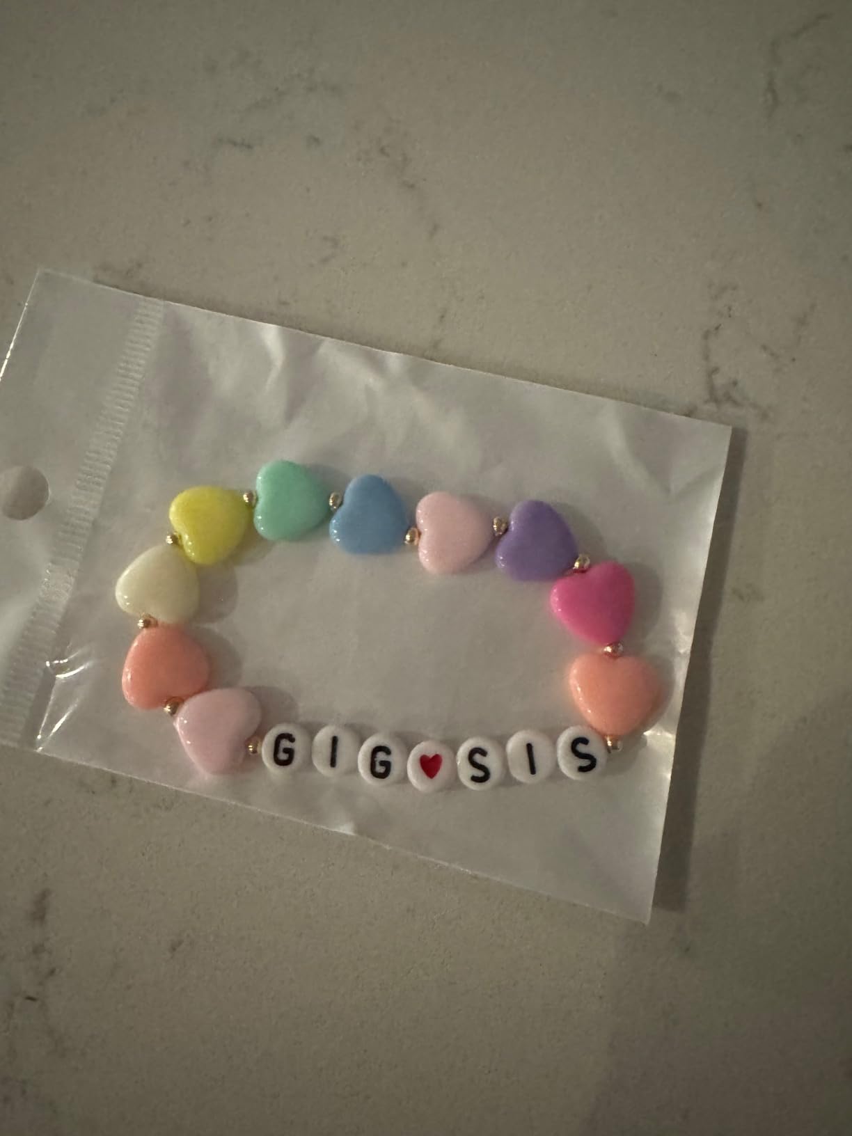 Sister's Big Bracelet Gift, Little Girls' Sister Jewelry - Customer Photo 2