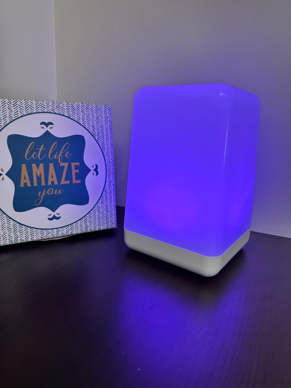 Friendship Lamp FriendLi by Filimin - Subscription Required Wi-Fi LED Light for Long Distance Touch Lamp, Present for Best Friend, Relationship, Family, Unique Gifts, Easy App Setup - Set of 2 - Customer Photo 1