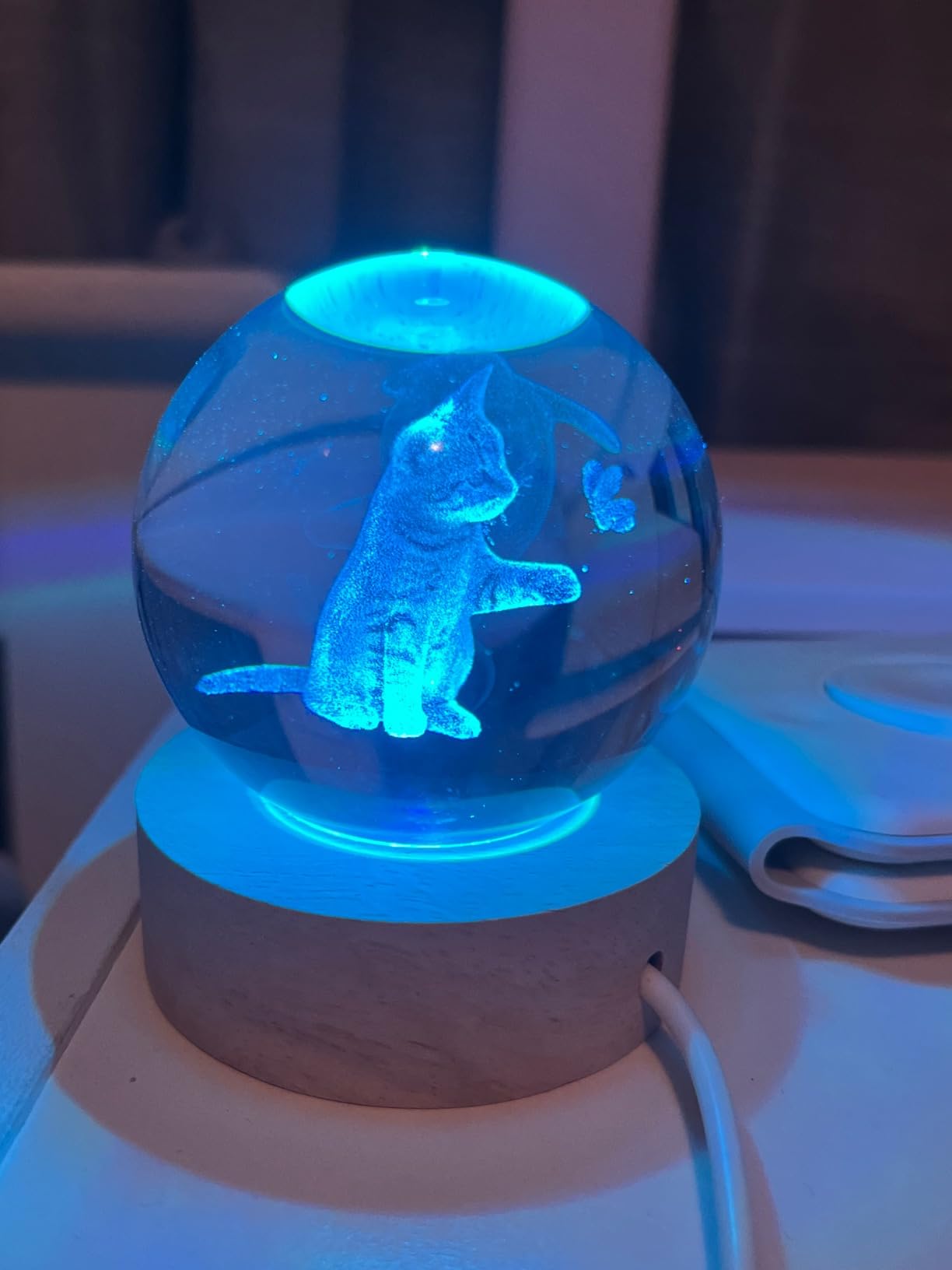 3D Solar System Crystal Ball 60mm Universe Gifts with Laser Engraved Model Astronomy Decor and Gift for Kids, Physics Enthusiasts, and Space Model Collectors - Customer Photo 3