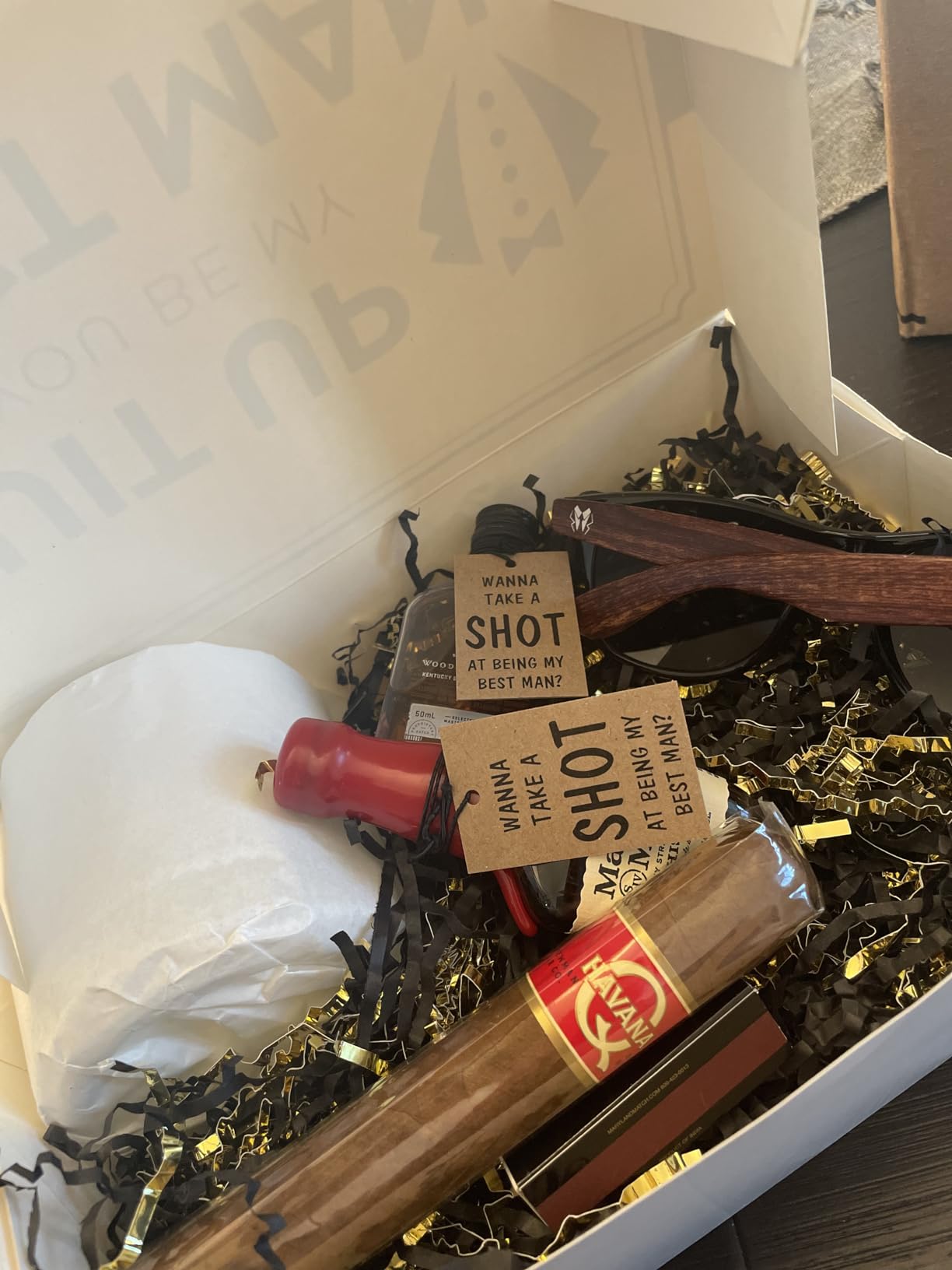 Funny Groomsmen Proposal Cards - Set of 10 Tags | Groomsmen Gifts & Bridesmaid Gifts for Groomsmen Proposal Box - Hang Tags Customer Review Funny Groomsmen Proposal Cards - Set of 10 Tags | Groomsmen Gifts & Bridesmaid Gifts for Groomsmen Proposal Box - Hang Tags - Customer Photo 2