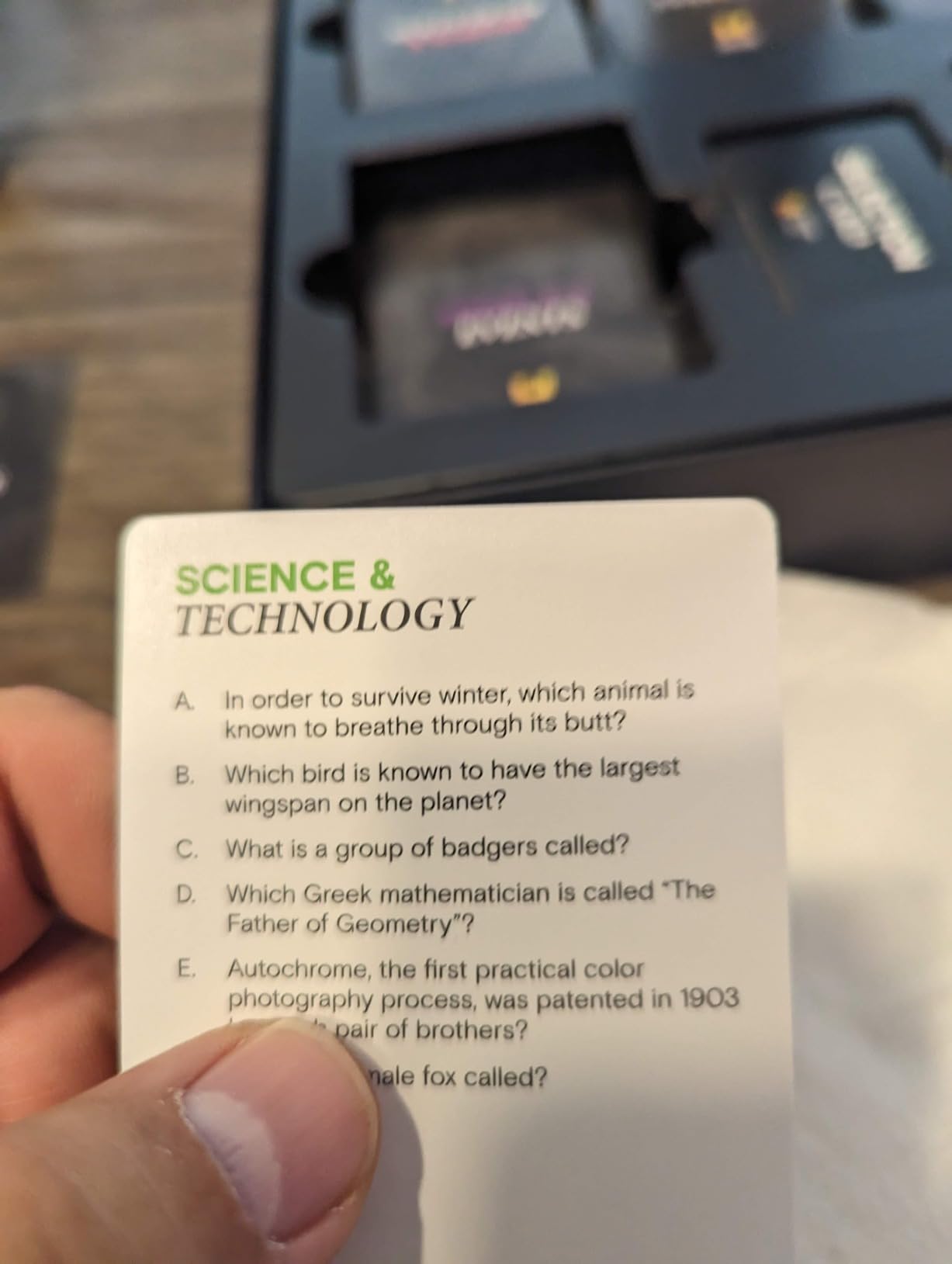 HISTORY Channel Trivia Game - 2000+ General Knowledge Questions - Christmas Stocking Stuffers Gift for Adults, Family in The Pursuit of Trivial Knowledge - Super Trivia for Board & Card Games Night - Customer Photo 1