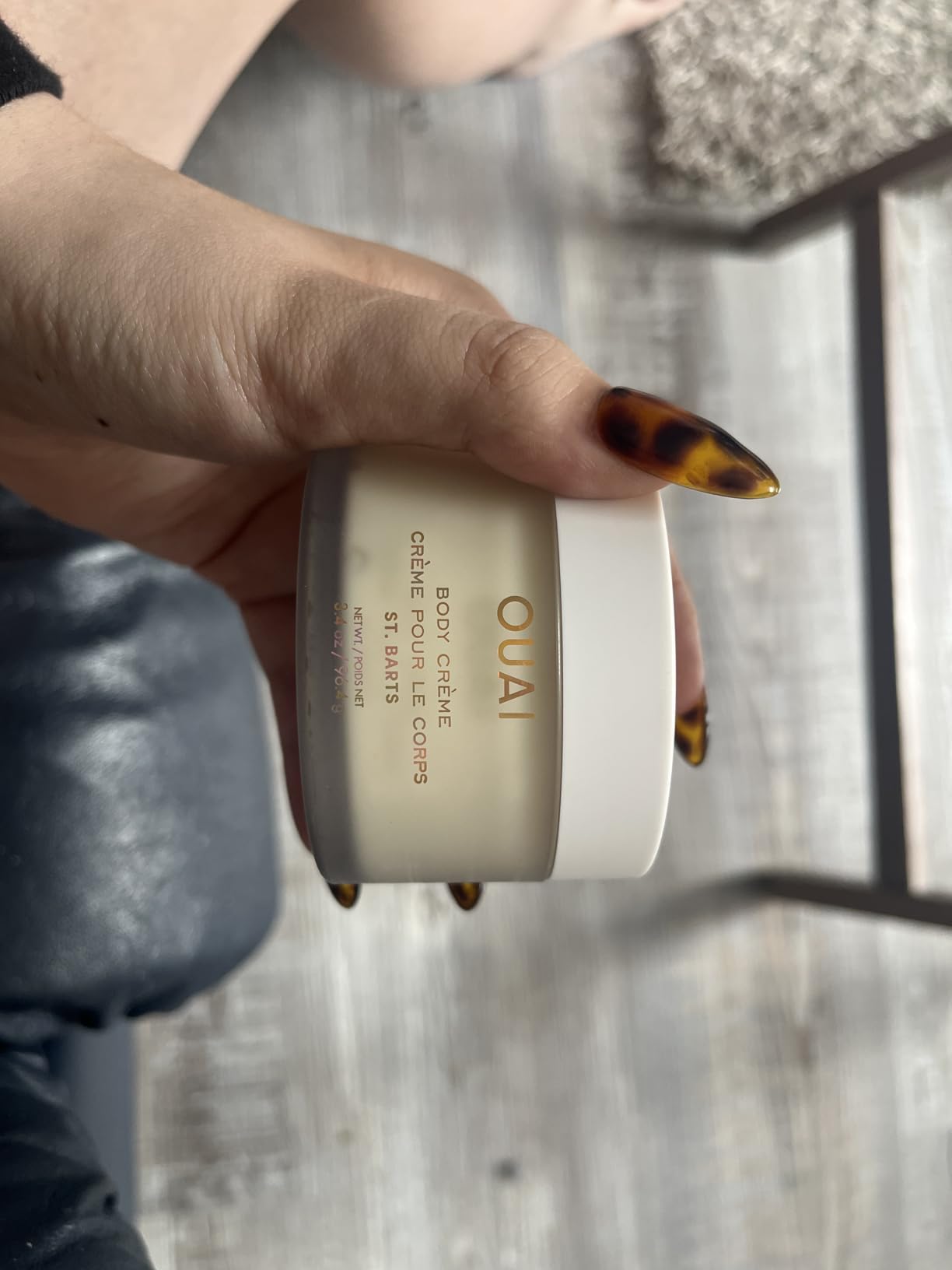 OUAI Body Cream, St. Barts - Hydrating Whipped Body Cream with Cupuaçu Butter, Coconut Oil and Squalane - Softens Skin and Delivers Healthy-Looking Glow - Sulfate-Free Skin Care (7.5 Oz) - Customer Photo 2