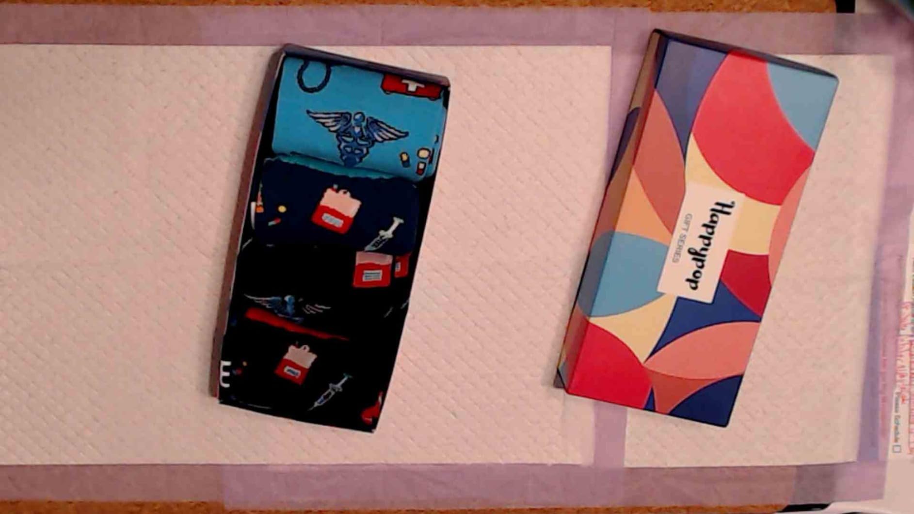 HAPPYPOP Doctors Gifts for Men Women - EMT Gifts Paramedic Gift Doctors Day EMS Week Socks - Customer Photo 1