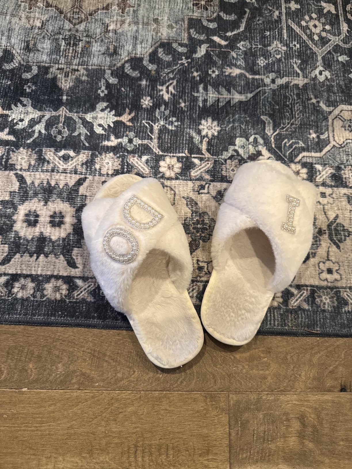 Bride To Be Gift Set - Makeup Bag, Slippers, Robe, Hair Clip - Wedding Gifts - Customer Photo 3