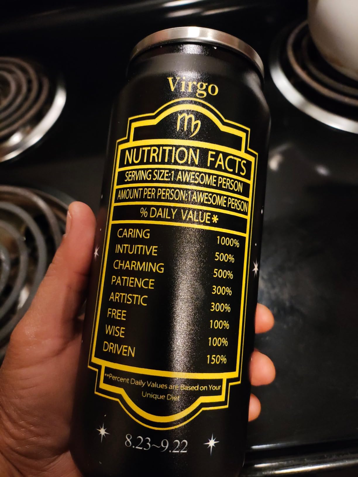 YOPIGOT Aries Constellation Stainless Steel Tumbler With Straw Lid - 17 Oz Zodiac Coffee Mug for Men Women Astrology Fans Birthday Gifts Car Cup - Customer Photo 1