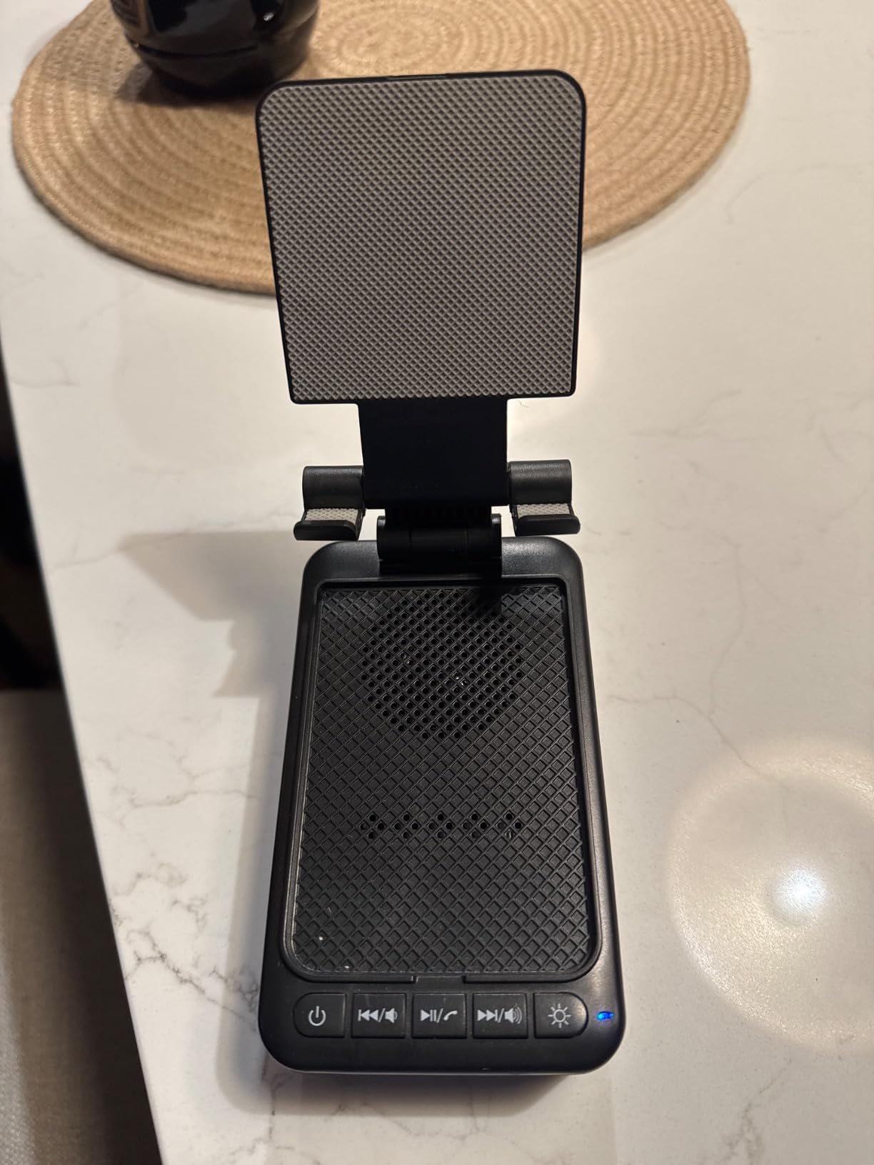 Gifts for Men Him, Cell Phone Stand with Bluetooth Speaker&Led Color Changing Light, Unique Gifts for Women Dad Her Husband, Cool Tech Gadget Wireless Speaker, Birthday Gifts for Men, Ideal Gifts - Customer Photo 2