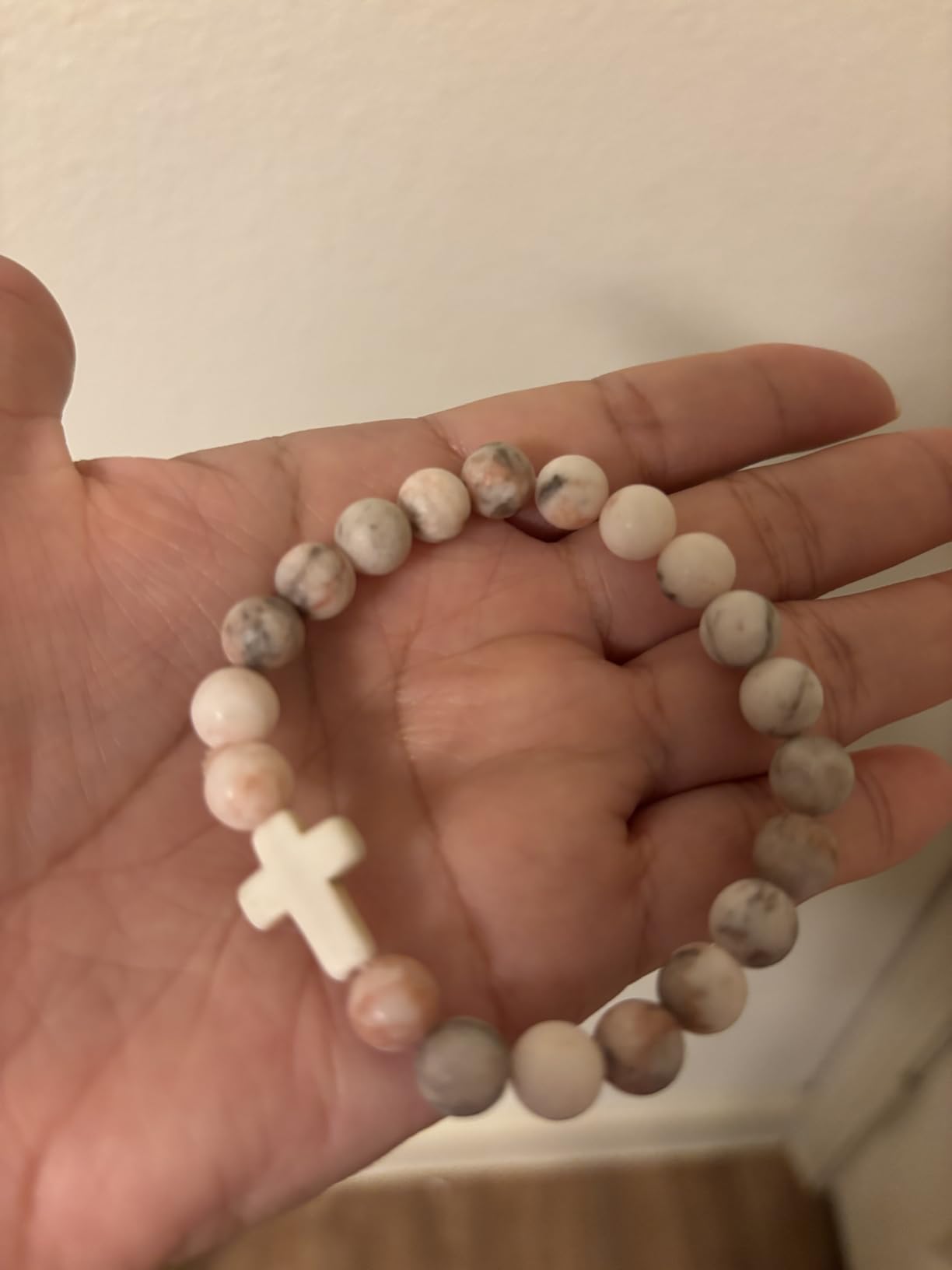 Christian Mothers-Day Gifts for Women, First Communion Confirmation Graduation Gifts Religious Cross Bracelet for Mom/Daughter/Friend/Sister/Grandma/Granddaughter/Godmother/Her, Inspirational Birthday Faith Based Jesus Jewelry Customer Review Christian Mothers-Day Gifts for Women, First Communion Confirmation Graduation Gifts Religious Cross Bracelet for Mom/Daughter/Friend/Sister/Grandma/Granddaughter/Godmother/Her, Inspirational Birthday Faith Based Jesus Jewelry - Customer Photo 1