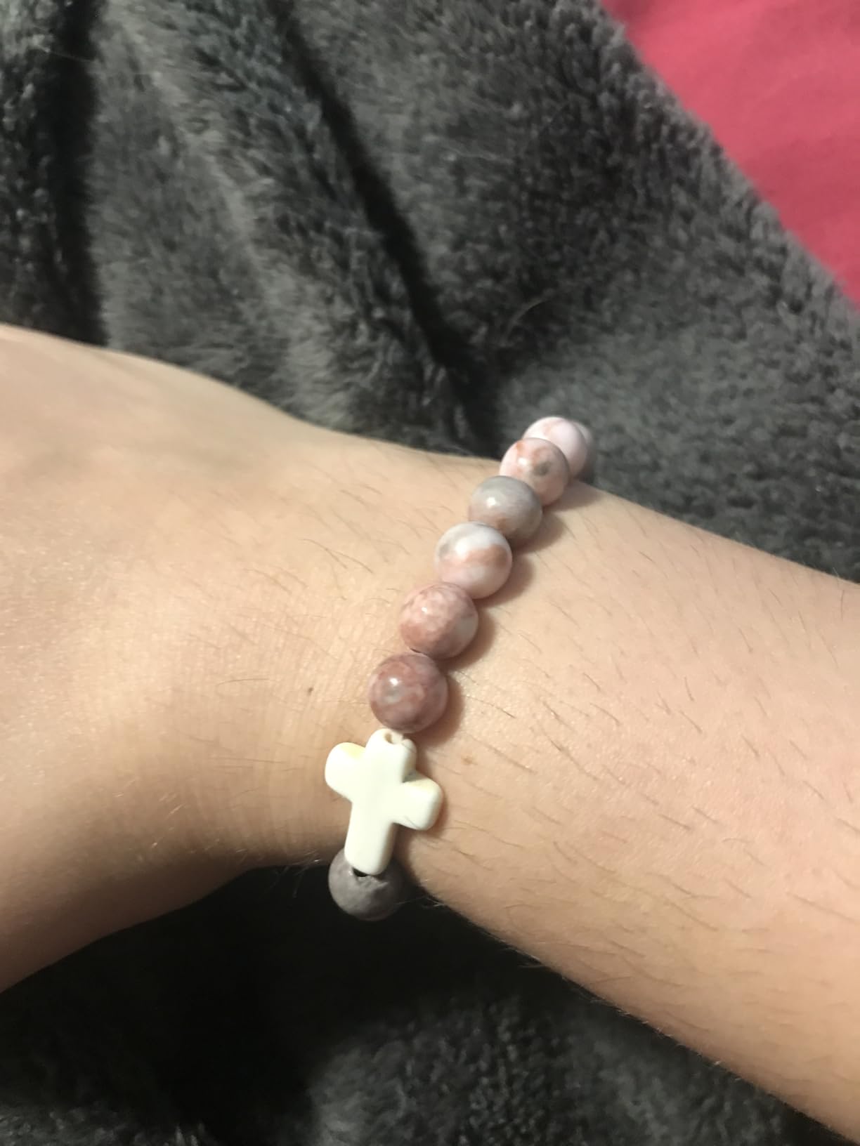 Christian Mothers-Day Gifts for Women, First Communion Confirmation Graduation Gifts Religious Cross Bracelet for Mom/Daughter/Friend/Sister/Grandma/Granddaughter/Godmother/Her, Inspirational Birthday Faith Based Jesus Jewelry Customer Review Christian Mothers-Day Gifts for Women, First Communion Confirmation Graduation Gifts Religious Cross Bracelet for Mom/Daughter/Friend/Sister/Grandma/Granddaughter/Godmother/Her, Inspirational Birthday Faith Based Jesus Jewelry - Customer Photo 2