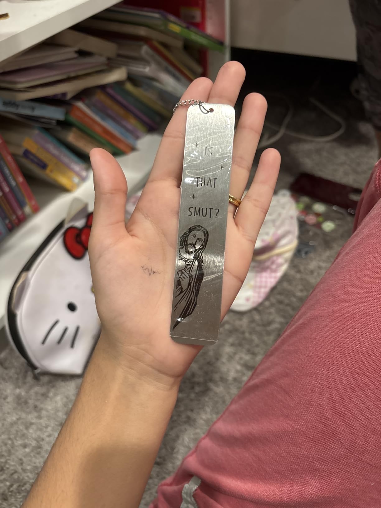 Funny Gifts Bookmark for Women Men Book Lovers Best Friend BFF Sister Christian Book Marker Gifts for Coworker Reader Birthday Christmas Gift for Adults Teen Boys Girl Funny Easter Gifts for Him Her - Customer Photo 1