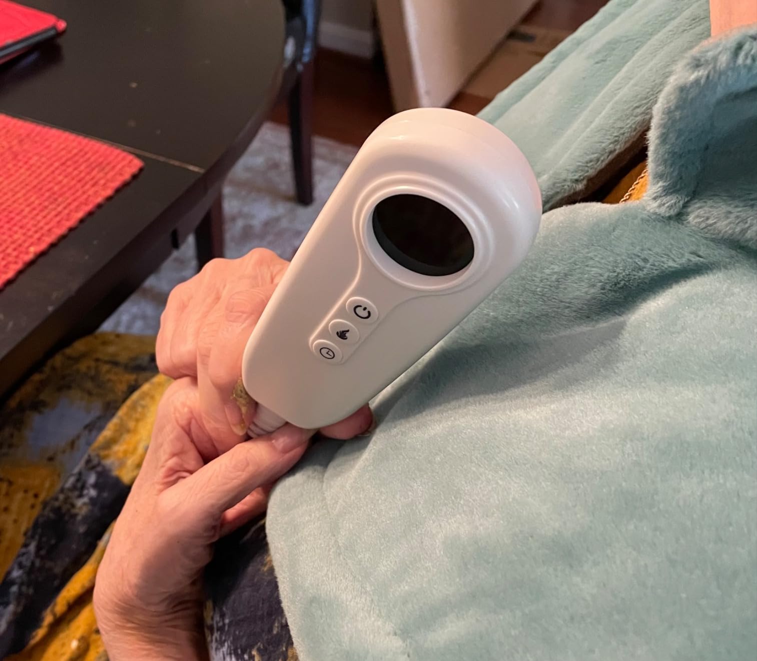 Christmas Gifts for Women, Mom, Neck Shoulder Heating Pad Gift for Men, Dad, Fathers Day, Electric Weighted Heat Pads for Back, Cramps and Leg, Mothers Day Gifts for Mom from Daughter, Son - Customer Photo 1