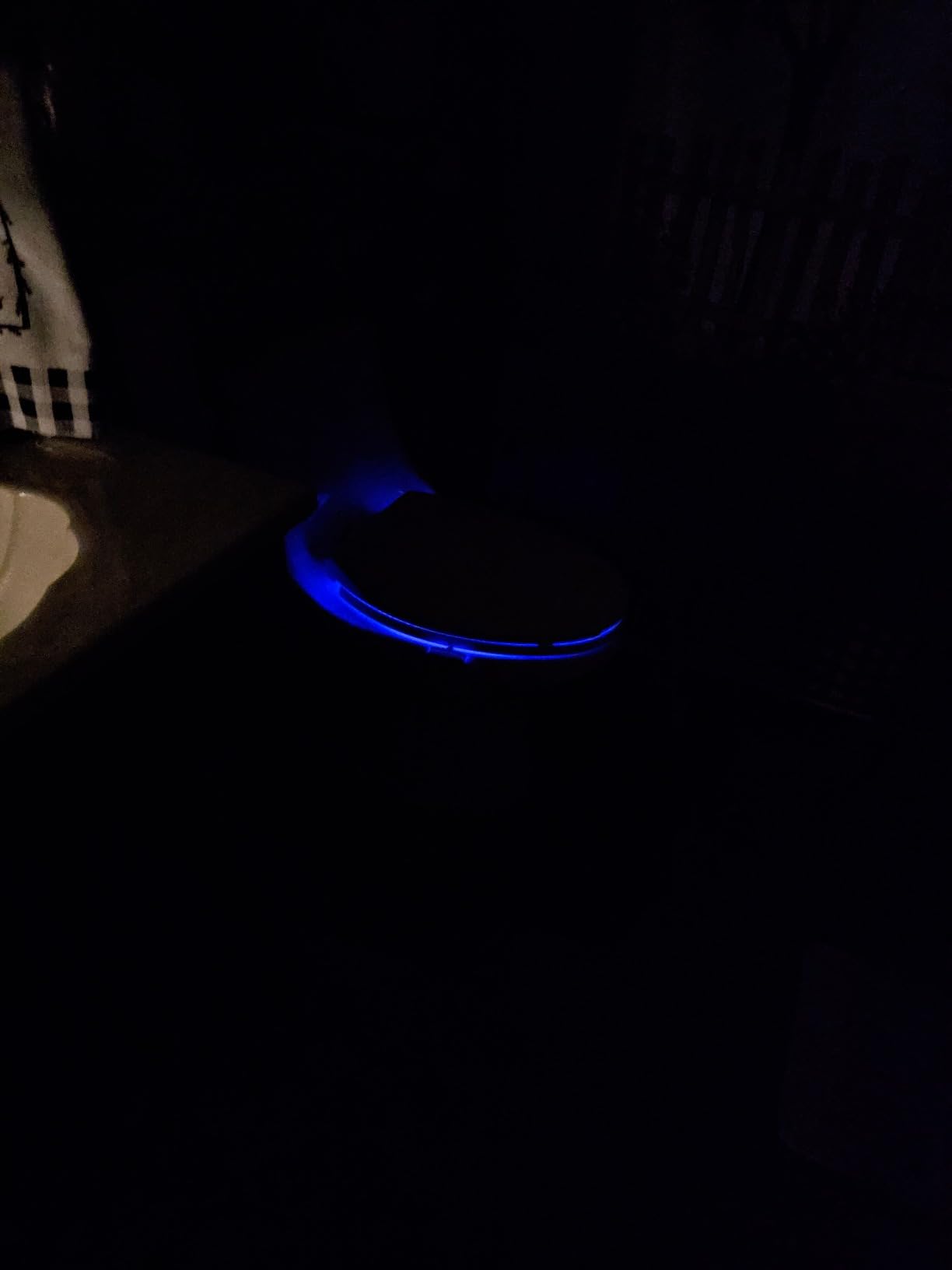 2 Pack. The Original Toilet Bowl Night Light. Fun & Useful Bathroom Motion Sensor Tech Gadget. Funny Novelty Birthday Gift Idea. Stocking Stuffer for Him Her Guys Men Brother Mom - Customer Photo 2