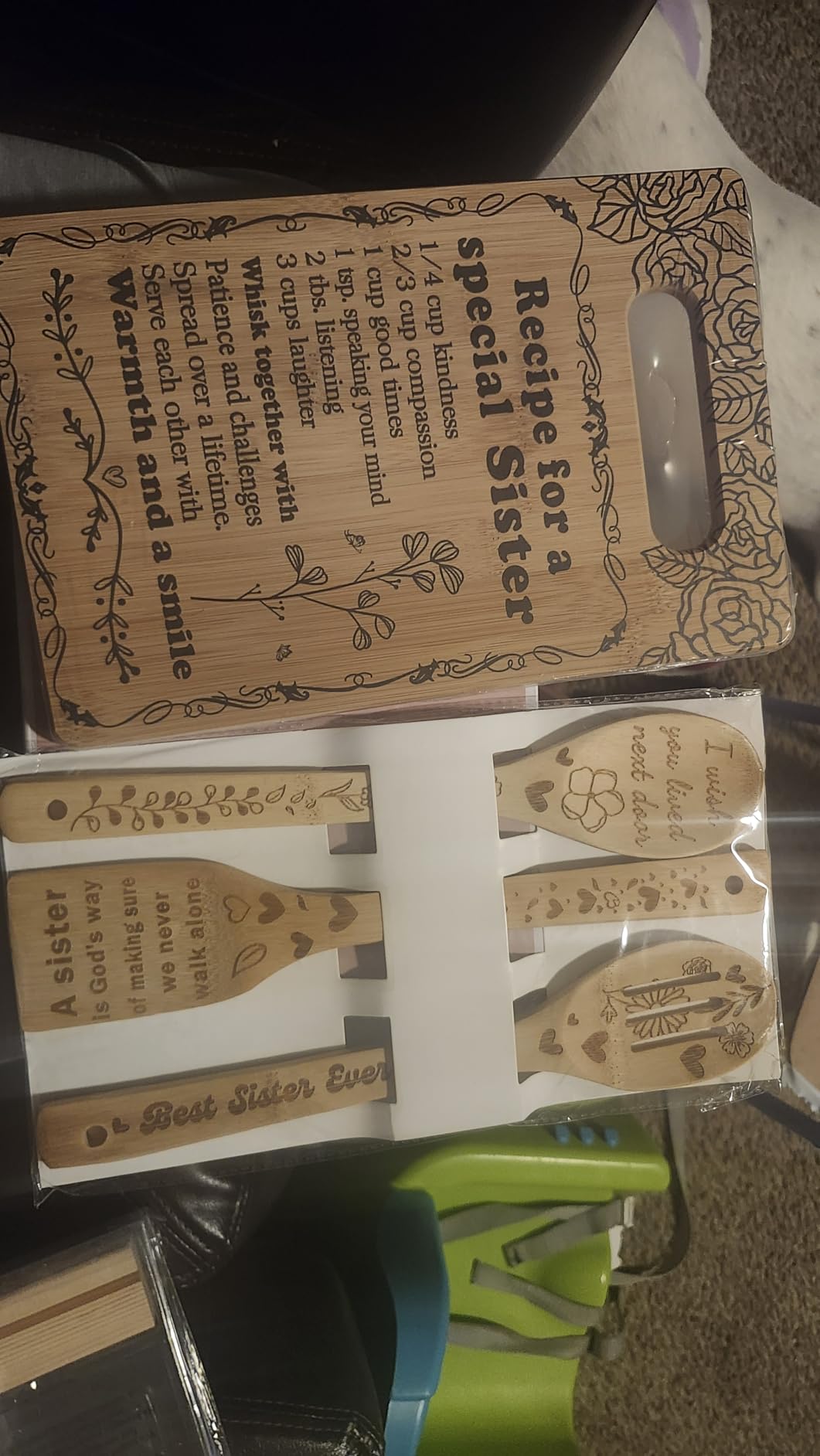 Neighbors Gifts, Thank You Gift for Neighbors, Housewarming Gift for Neighbors, Christmas Gift for Neighbors, Welcome Neighbors Cutting Board Set Gift, A Good Neighbor is a Welcome Blessing - Customer Photo 3