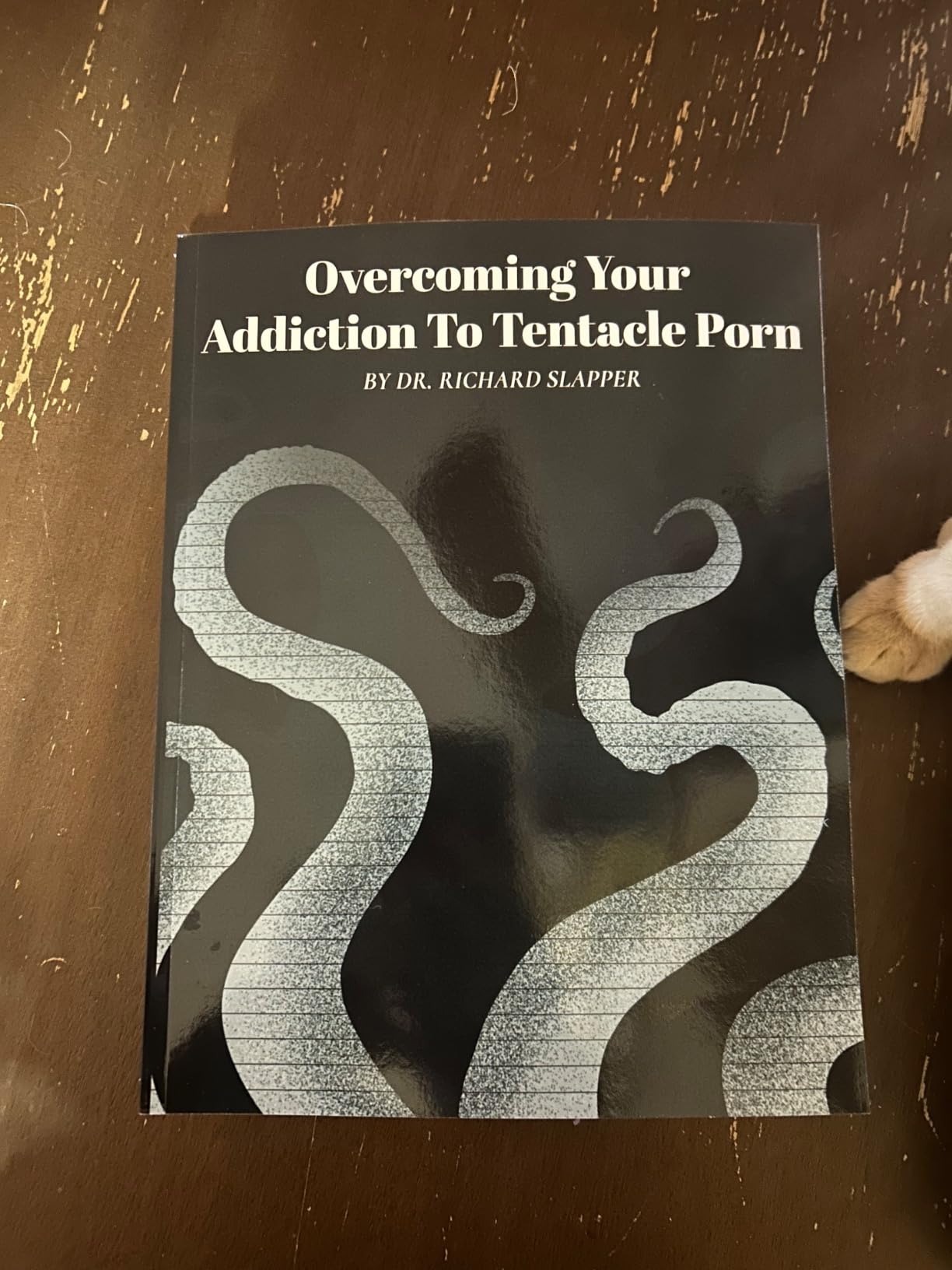 Overcoming Your Tentacle Porn Addiction: | Blank Notebook Disguised as A Real Self Help Book| Ideal Gag Gift To Fool Your Friends| Novelty Adult Humor Notebook With Hilarious Cover - Customer Photo 1