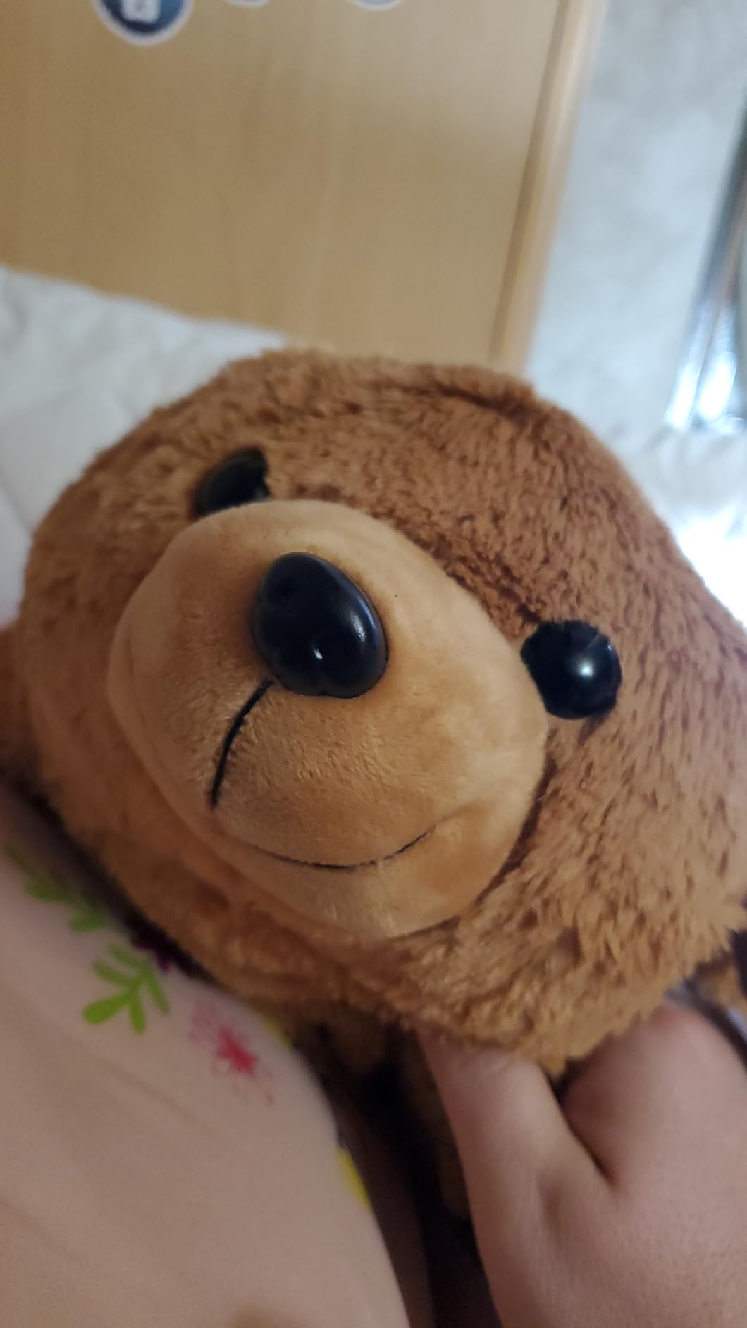 FRIENDLY CUDDLE Weighted Lap Blanket for Kids & Adults – Coco Weighted Blanket – ASD, Sensory Processing Weighted Stuffed Animals Dog Toy – Microwavable Weighted Lap Pad for Kids, 5 Lbs - Customer Photo 1