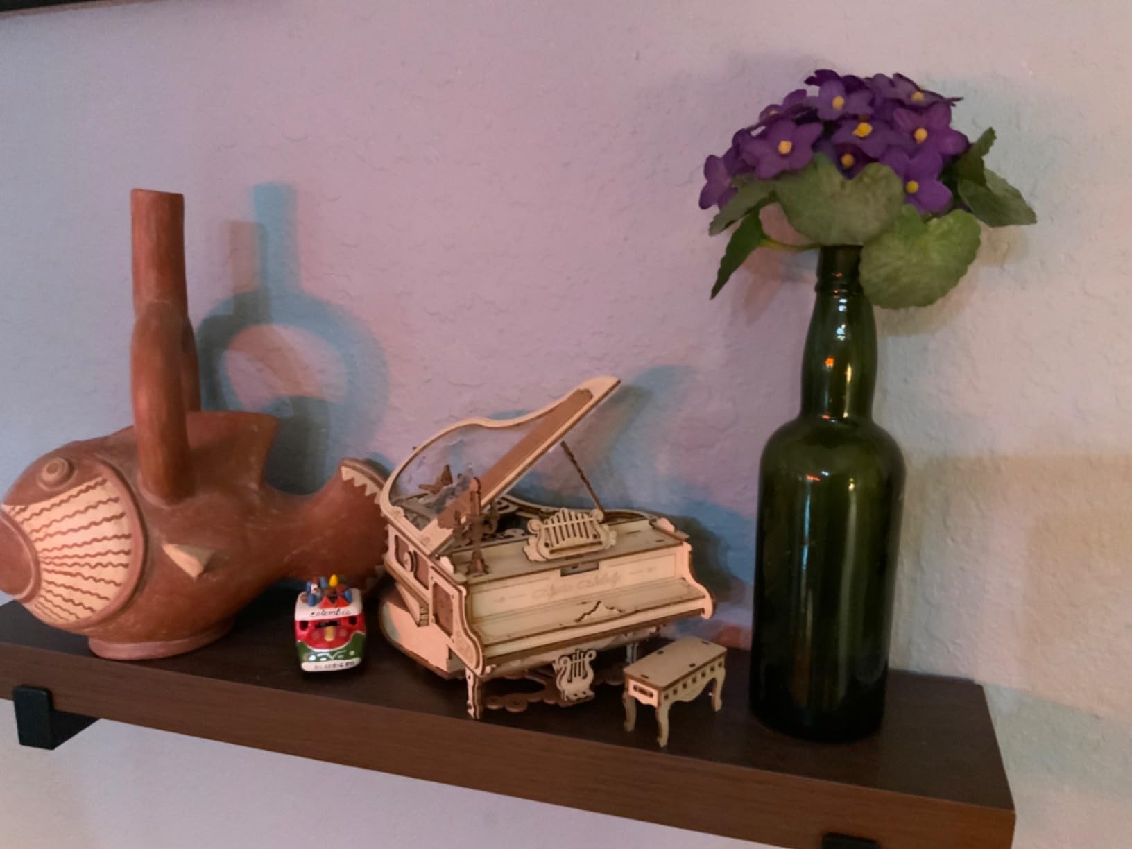 ROBOTIME AMK81 Magic Piano 3D Puzzles for Adults-Mechanical 3D Puzzles Musical Instrument-Wooden Music Box Puzzle Kit to Build-Aesthetic Desk Decor Unique Gift for Men/Women - Customer Photo 4