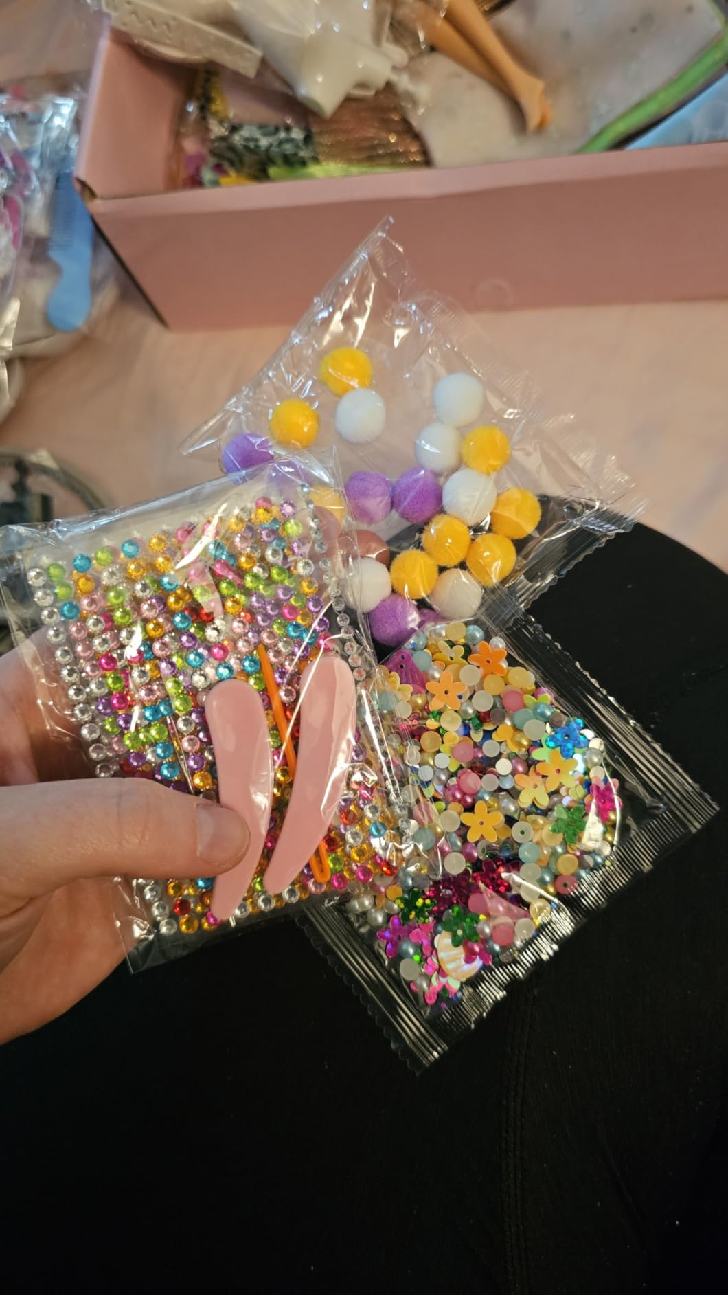 800+Pcs Fashion Designer Kit for Girls, Sewing Kit with 4 Mannequins, DIY Arts and Crafts Kit for Kids, Doll Clothes Making Kit, Girl Toys for Age 6 7 8 9 10 11 12 Year Old Gifts - Customer Photo 2