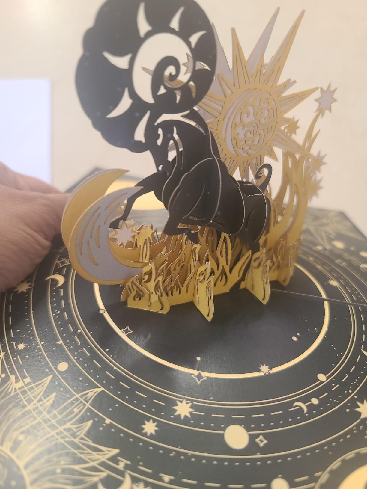 iGifts And Cards Scorpio Zodiac Star Sign Birthday 3D Pop Up Greeting Card - Constellation Fun Birthday Present, Astrological Anniversary Celebration, Horoscope Theme Party, Zodiac Sign Gift Ideas - Customer Photo 3