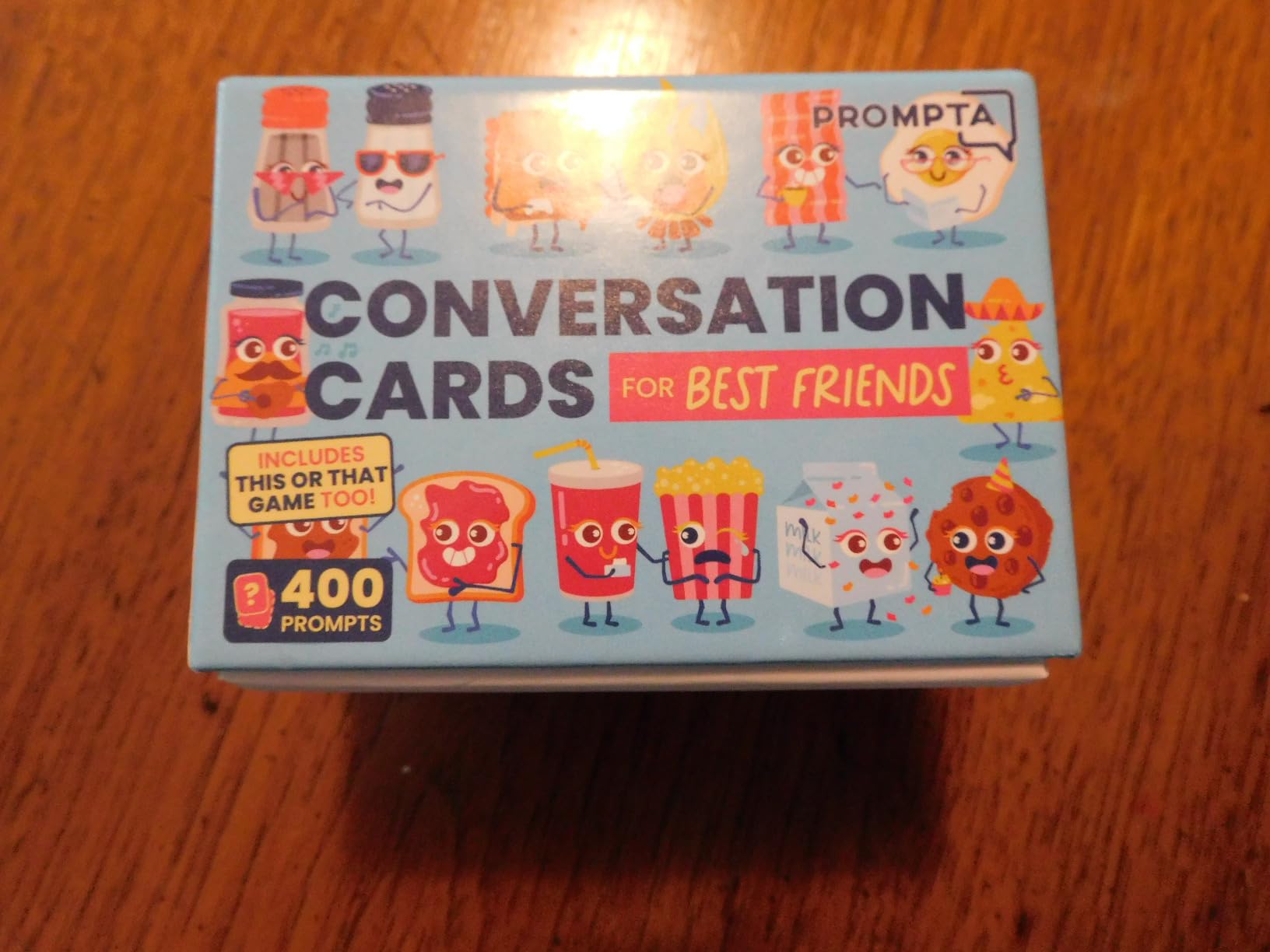 Conversation Cards for Best Friends - 400 BFF Questions and 400 Fun This or That Topics for Adult Best Friends, Teens, or Couples - Talking Conversation Starters Best Friend Game to Grow Even Closer Customer Review Conversation Cards for Best Friends - 400 BFF Questions and 400 Fun This or That Topics for Adult Best Friends, Teens, or Couples - Talking Conversation Starters Best Friend Game to Grow Even Closer - Customer Photo 2