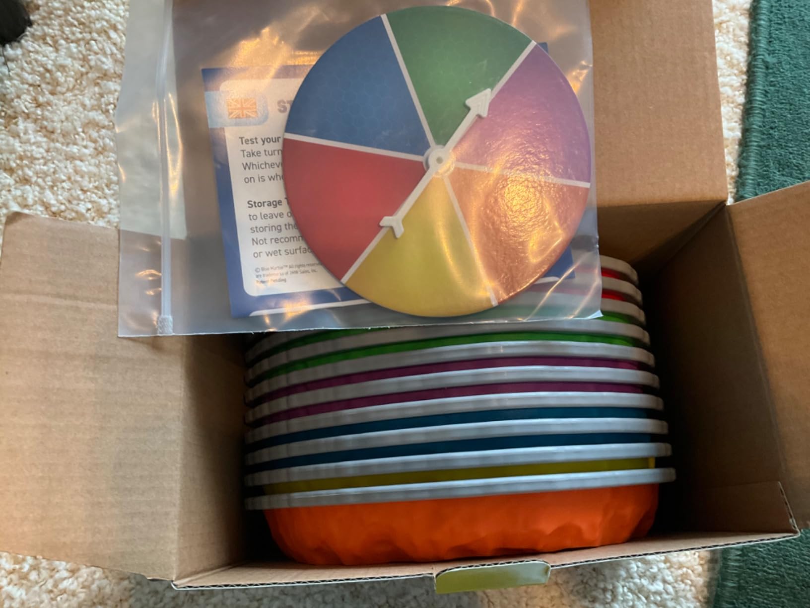 NATIONAL GEOGRAPHIC Stepping Stones for Kids – Durable Non-Slip Stones Encourage Toddler Balance & Gross Motor Skills, Indoor & Outdoor Toys, Obstacle Course, Gifts for Toddlers (Amazon Exclusive) - Customer Photo 1