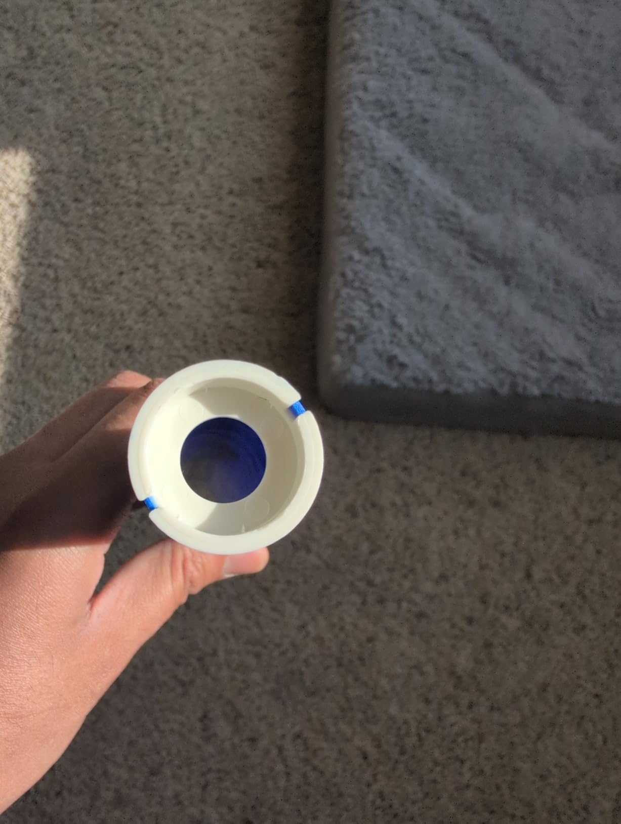 3-in-1 Baseball Set for Kids 3-5 - Tee Ball Stand, Hanging Tee, Ball Launcher and 6 Softballs - Adjustable Height, Indoor/Outdoor Sport Gifts for Boys Girls, Blue - Customer Photo 2