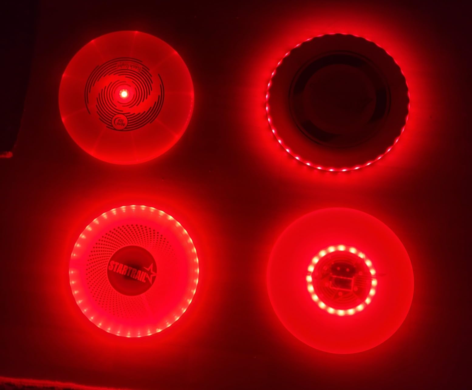 TOSY Flying Disc - 108 RGB Multicolor or 36 Monocolor LEDs, Super Bright, Smart Modes, Christmas Stocking Stuffers Gift, Camping Toy for Kid/Teen/Adult, Auto Light Up, Rechargeable, Waterproof, 175g - Customer Photo 2