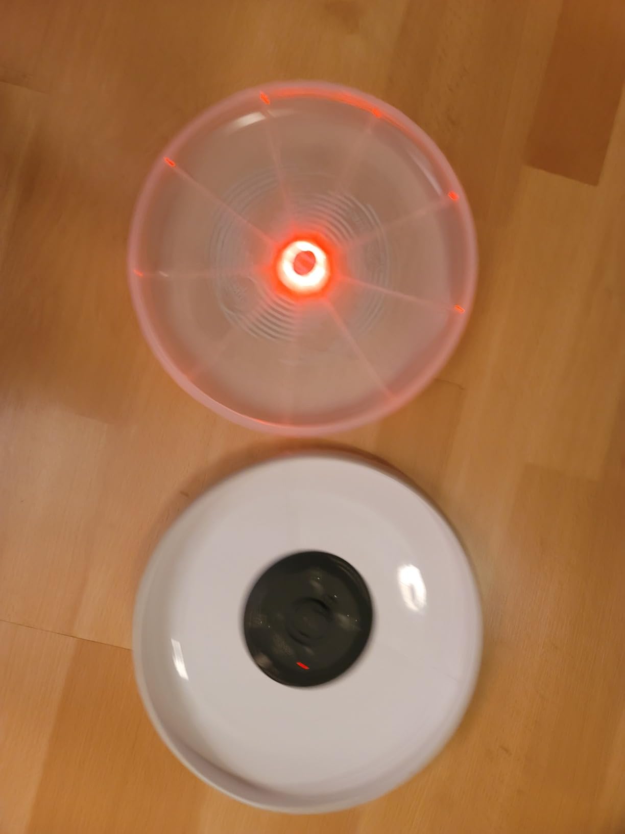 TOSY Flying Disc - 108 RGB Multicolor or 36 Monocolor LEDs, Super Bright, Smart Modes, Christmas Stocking Stuffers Gift, Camping Toy for Kid/Teen/Adult, Auto Light Up, Rechargeable, Waterproof, 175g Customer Review TOSY Flying Disc - 108 RGB Multicolor or 36 Monocolor LEDs, Super Bright, Smart Modes, Christmas Stocking Stuffers Gift, Camping Toy for Kid/Teen/Adult, Auto Light Up, Rechargeable, Waterproof, 175g - Customer Photo 5