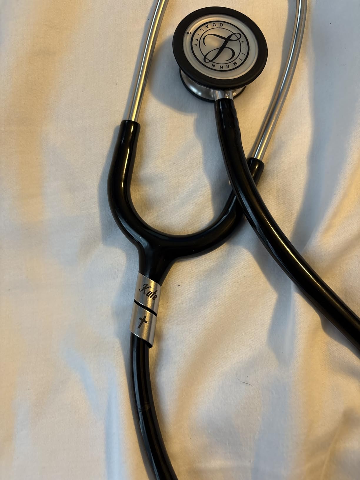 Personalized Stethoscope Name Tag Custom Stethoscope ID Charm Accessories Nurse Gifts for Doctor Vet - Customer Photo 1