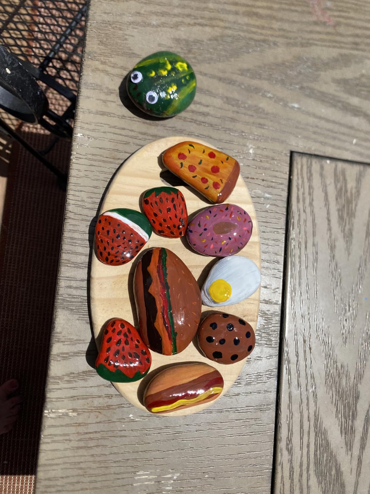 National Geographic Creepy Creatures Rock Painting Kit - Halloween Arts & Crafts Kit for Kids, Decorate 10 River Rocks with 10 Paint Colors & More Spooky Art Supplies, Halloween Gifts for Kids - Customer Photo 2