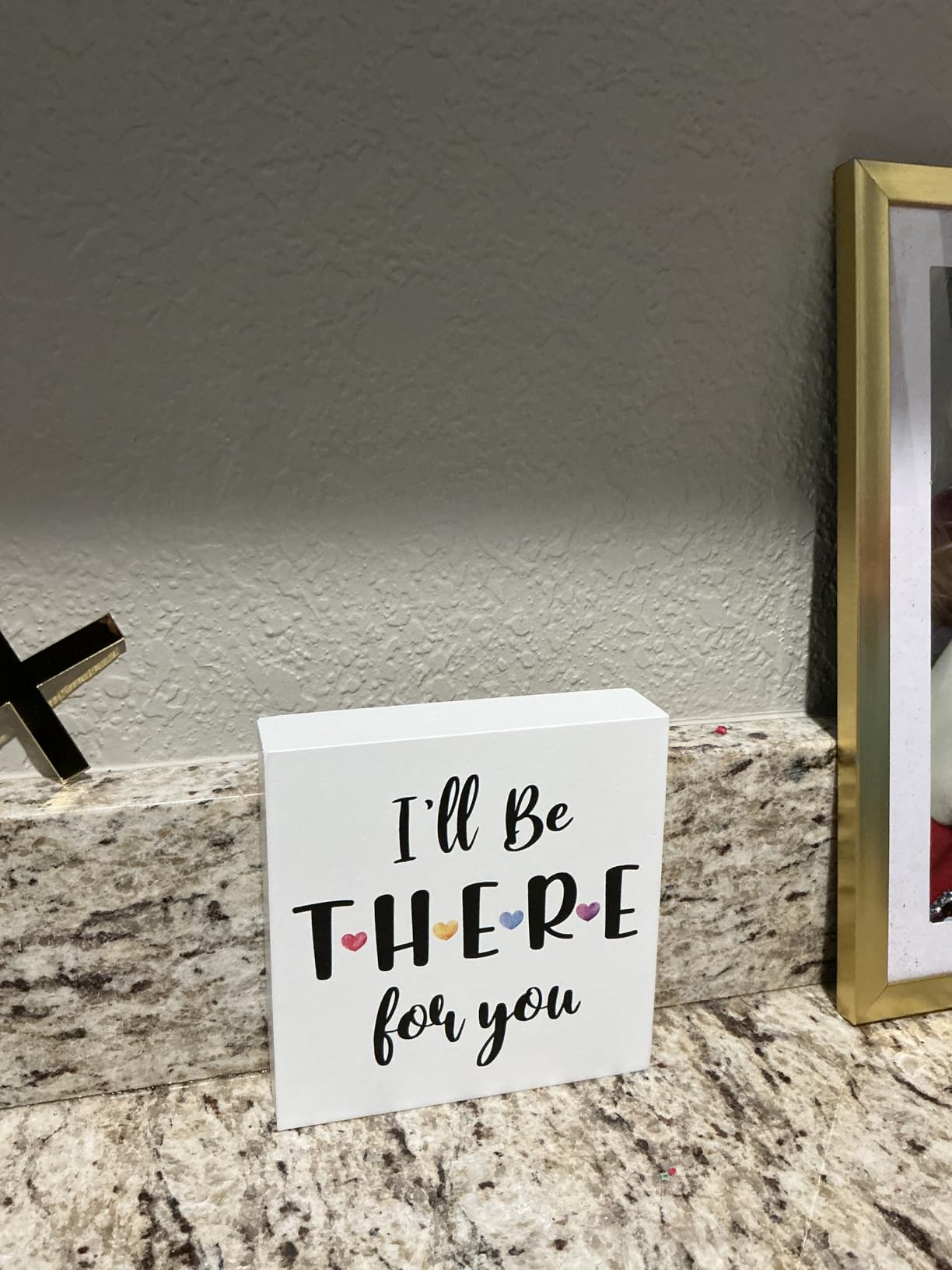 Chef Gift for Men Women Chef Definition Quotes Wooden Box Sign Desk Decorative Wooden Sign Home Kitchen Decor for Desk Table Shelf 5 x 5 Inches - Customer Photo 1