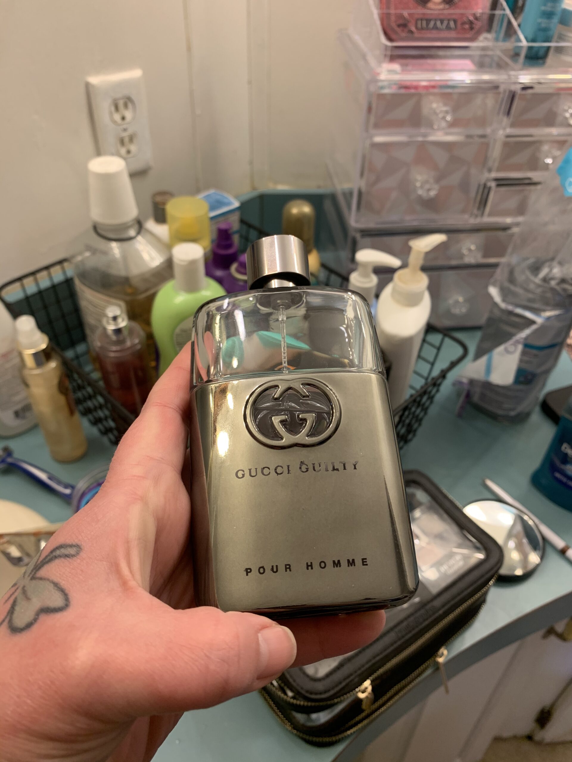 Gucci Guilty 3-Piece Set for Men, (3.0 Oz Eau De Toilette Spray + 2.5 Oz Deodorant + 1.6 Oz Shower Gel) - Customer Photo 2