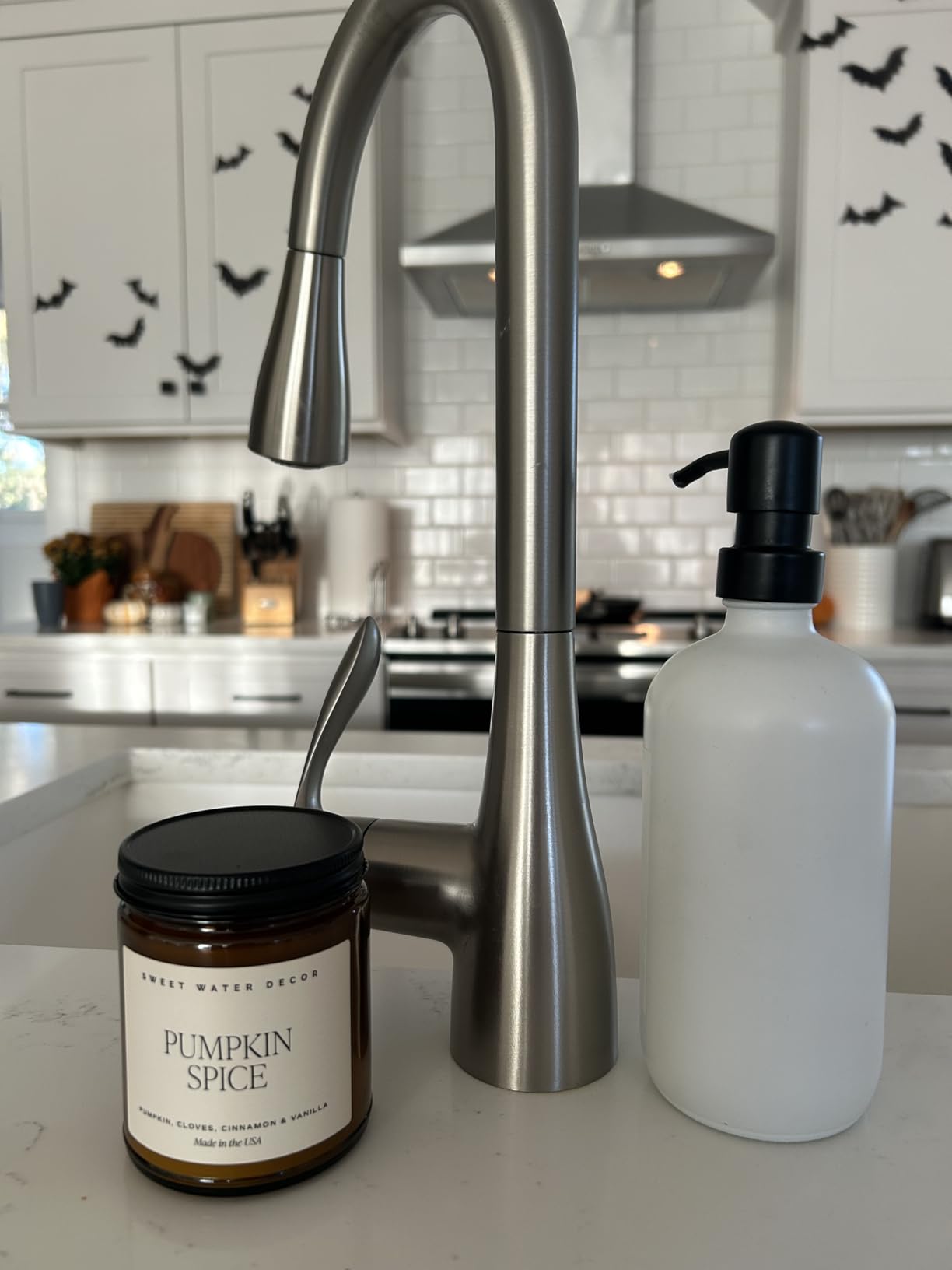 Sweet Water Decor Cozy Season Soy Candles - Fall Candles with Woods, Warm Spice, and Citrus Scent for Home Decor - Soy Candle with 40 Hours Burn Time - 9Oz Black Lid Amber Jar Candles Fall Scents Customer Review Sweet Water Decor Cozy Season Soy Candles - Fall Candles with Woods, Warm Spice, and Citrus Scent for Home Decor - Soy Candle with 40 Hours Burn Time - 9Oz Black Lid Amber Jar Candles Fall Scents - Customer Photo 2