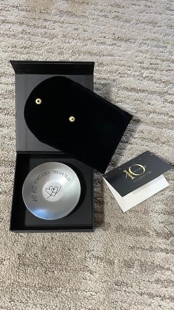 10th Anniversary Aluminum Gifts for Her/Him, 10 Year Wedding Anniversary for Wife Husband Couple Parents, 4