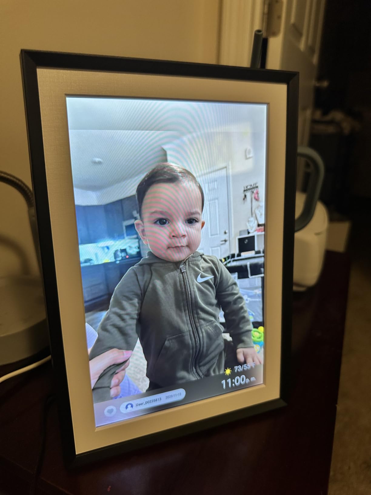 10.1'' Digital Picture Frame with 32GB Storage, Digital Photo Frame with 1280x800 IPS Touch Screen, Share Photos/Videos and Send Best Wishes via Free App Customer Review 10.1'' Digital Picture Frame with 32GB Storage, Digital Photo Frame with 1280x800 IPS Touch Screen, Share Photos/Videos and Send Best Wishes via Free App - Customer Photo 2