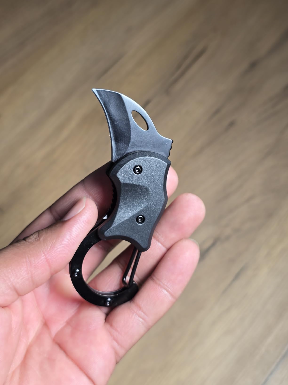 Small Pocket Knife Gift for Men, Keychain Box Cutter with 1.34inch Blade, Mini Folding Knives EDC Gadgets for Everyday Carry, Stocking Stuffers Gift for Adults Men Him - Customer Photo 1