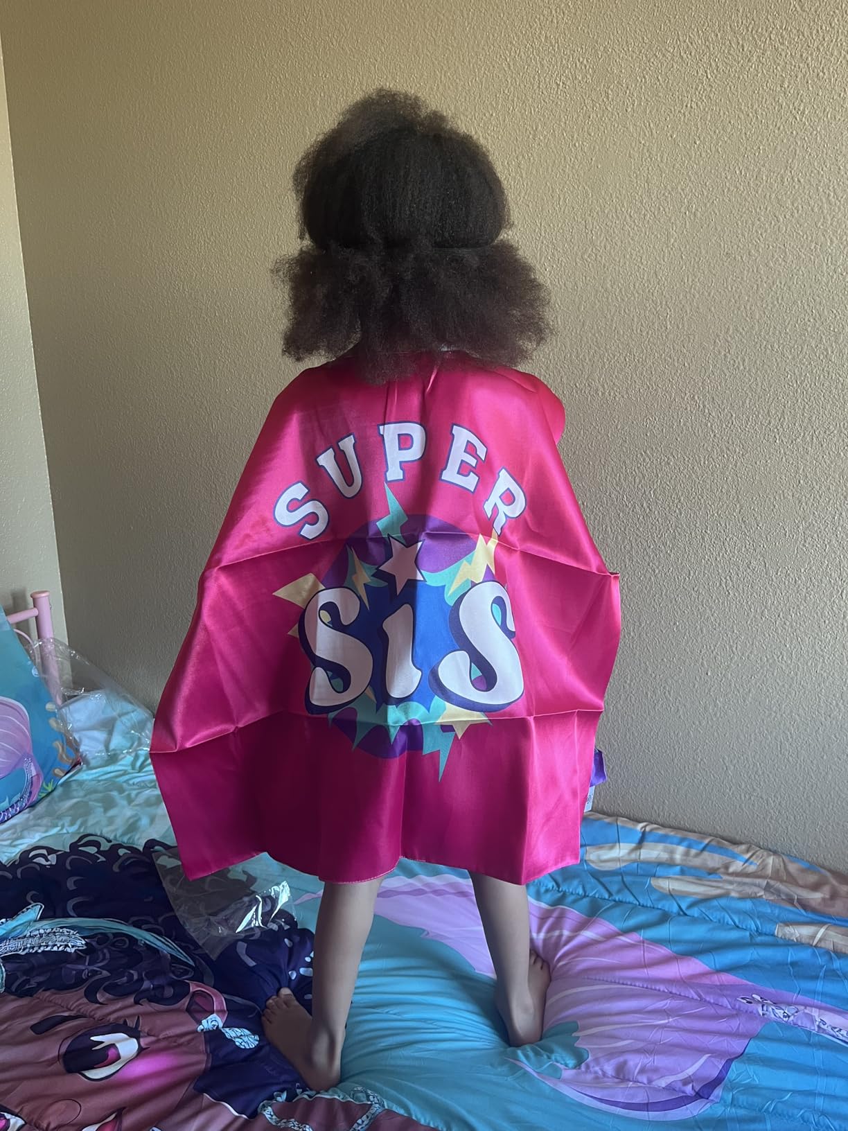 D.Q.Z Superhero-Cape Costume with Tutu Dress, Super Sisters Gifts for Girls Princess Role Play Birthday Christmas - Customer Photo 2