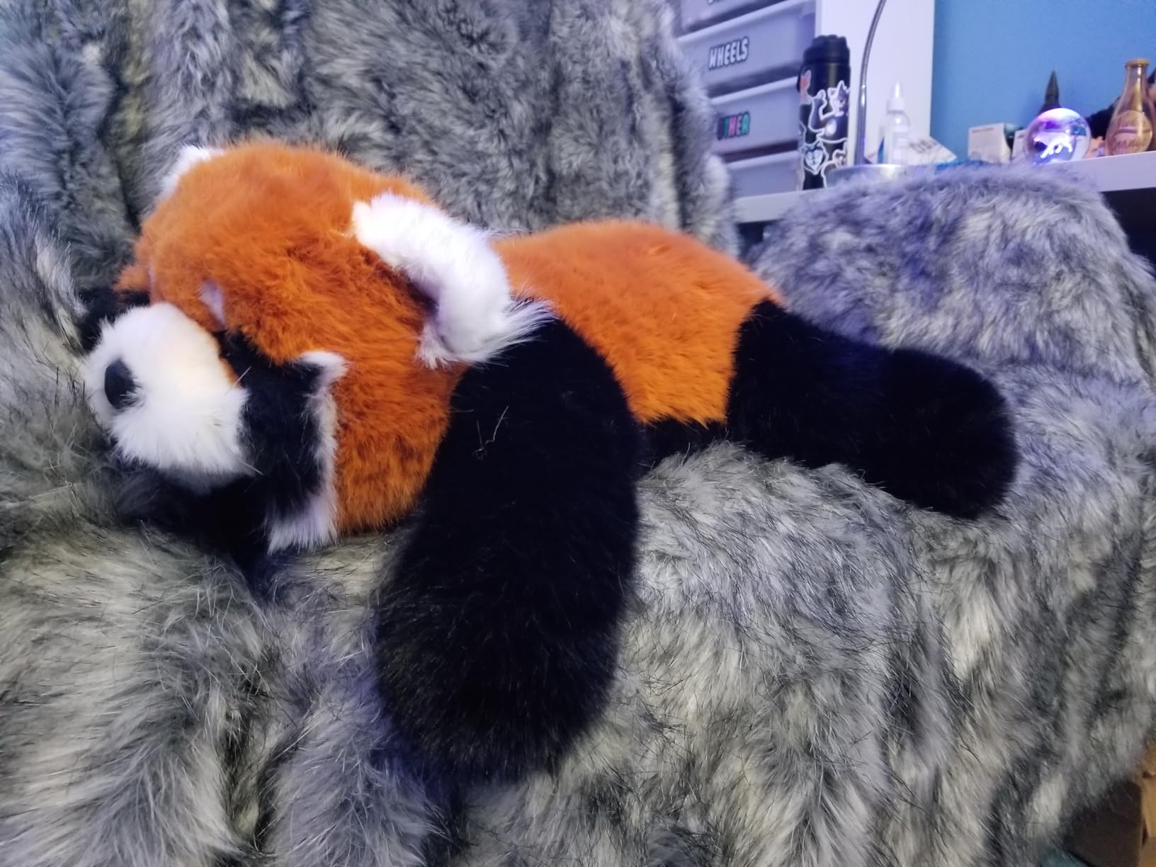 Chongker Weighted Stuffed Animals - Red Panda Plush Animals Collection, Handmade Like Real, Large Size Stuffed Animals Red Panda Kevin Customer Review Chongker Weighted Stuffed Animals - Red Panda Plush Animals Collection, Handmade Like Real, Large Size Stuffed Animals Red Panda Kevin - Customer Photo 1