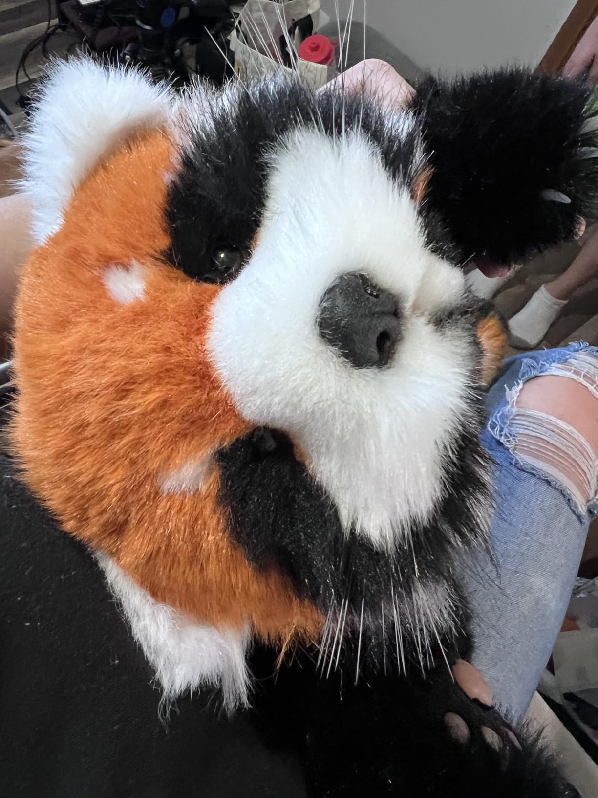 Chongker Weighted Stuffed Animals - Red Panda Plush Animals Collection, Handmade Like Real, Large Size Stuffed Animals Red Panda Kevin Customer Review Chongker Weighted Stuffed Animals - Red Panda Plush Animals Collection, Handmade Like Real, Large Size Stuffed Animals Red Panda Kevin - Customer Photo 3