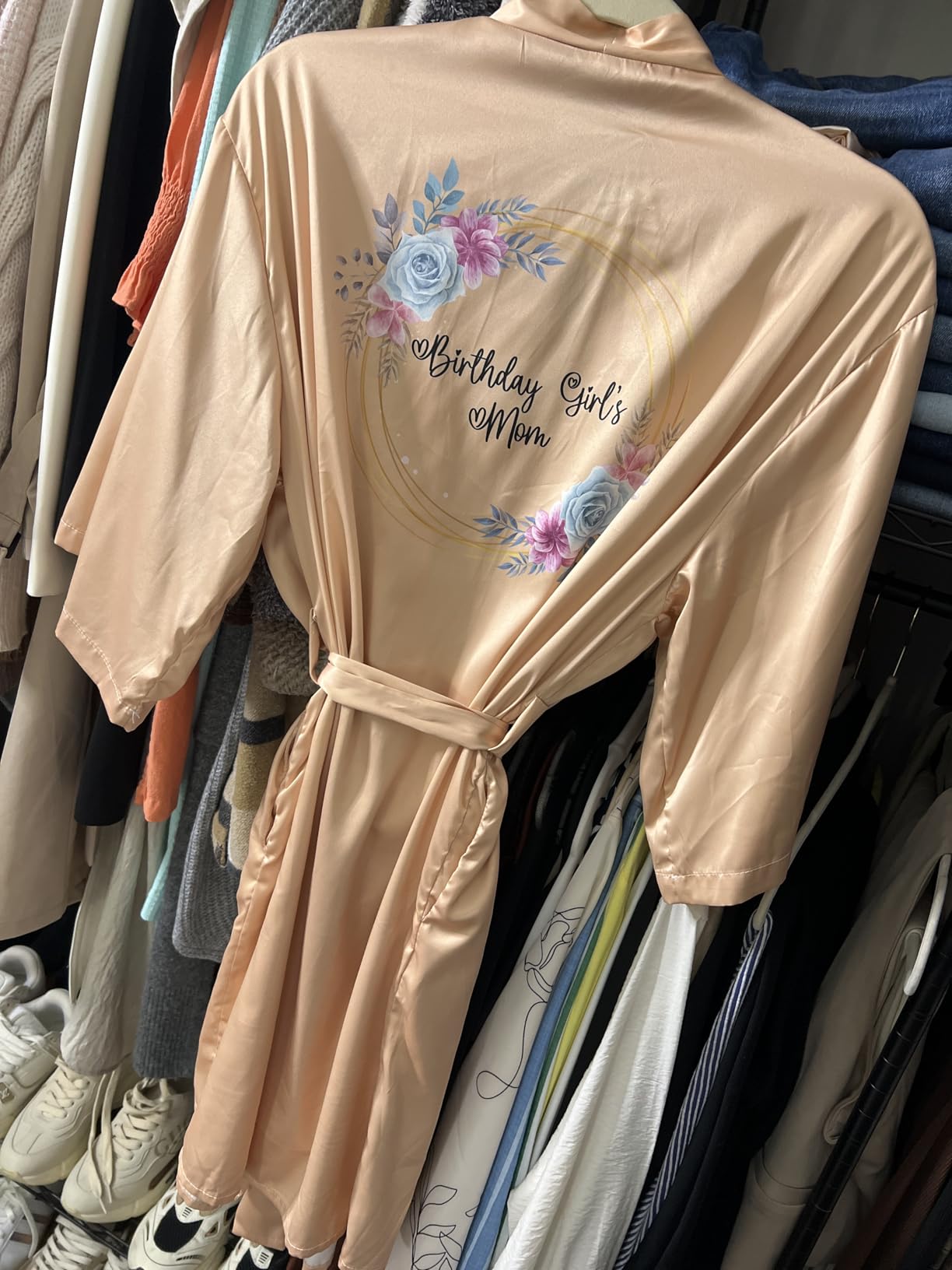 Personalized Robes for Women Custom Name Bridesmaid Robe Pajamas Wedding Gifts - Customer Photo 2