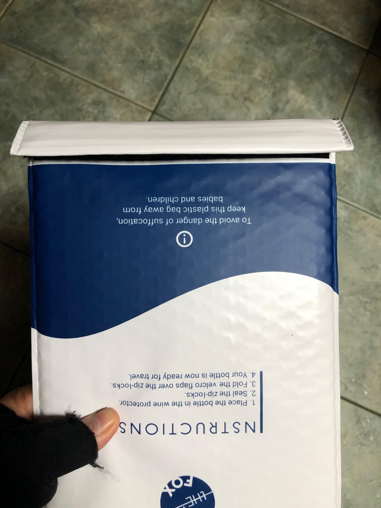 JIMMY THE FOX | Reusable Wine Bags for Travel | 3-Pack | Durable Triple-Layer Bottle Protector Sleeve | Leak-Proof & Impact-Resistant | Airplane & Cruise Luggage | Wine Lover Gifts - Bottle Britain - Customer Photo 1