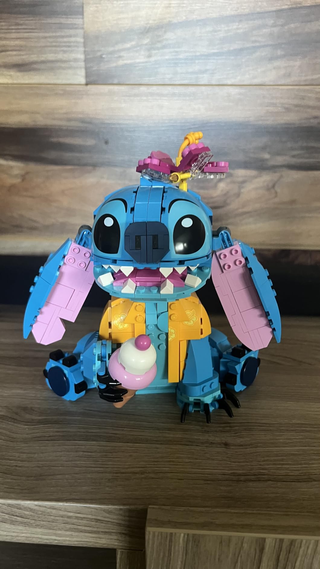LEGO Disney Stitch Toy Building Kit, Disney Toy for 9 Year Old Kids, Buildable Figure with Ice Cream Cone, Fun Gift for Girls, Boys and Lovers of The Hit Movie Lilo and Stitch, 43249 Customer Review LEGO Disney Stitch Toy Building Kit, Disney Toy for 9 Year Old Kids, Buildable Figure with Ice Cream Cone, Fun Gift for Girls, Boys and Lovers of The Hit Movie Lilo and Stitch, 43249 - Customer Photo 1