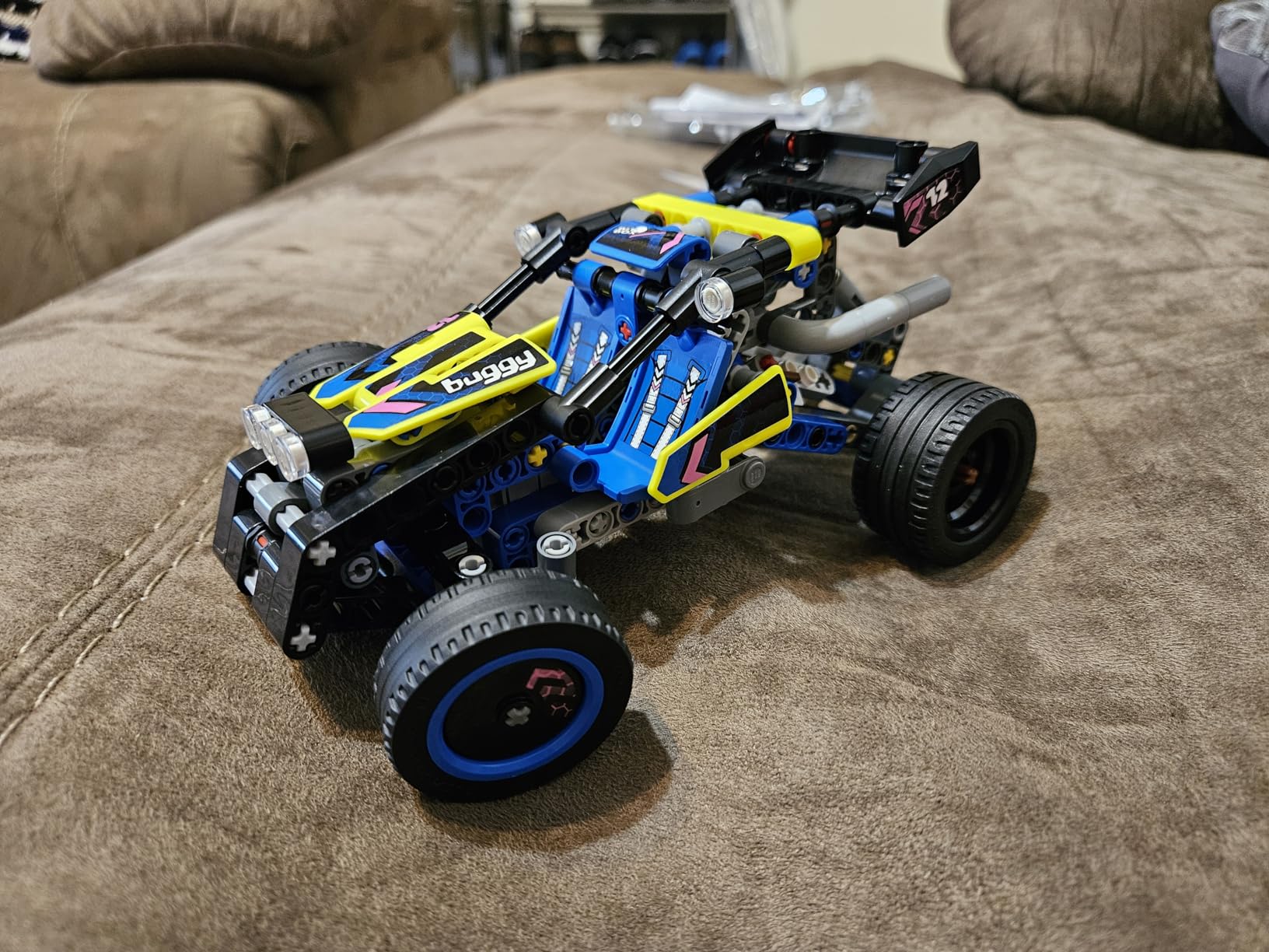 LEGO Technic Off-Road Race Buggy Buildable Car Toy, Cool Toy for 8 Year Old Boys, Girls and Kids who Love Rally Contests, Race Car Featuring Moving 4-Cylinder Engine and Working Suspension, 42164 - Customer Photo 2
