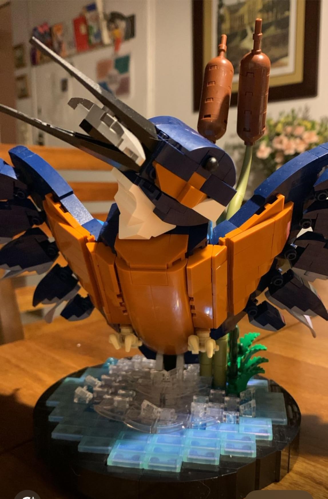 LEGO Icons Kingfisher Bird Model, Creative Set for Adults to Build and Display, Relaxing Project for Bird Enthusiasts, Ideal for Home and Office Décor, Gift for Bird Lovers, 10331 - Customer Photo 2