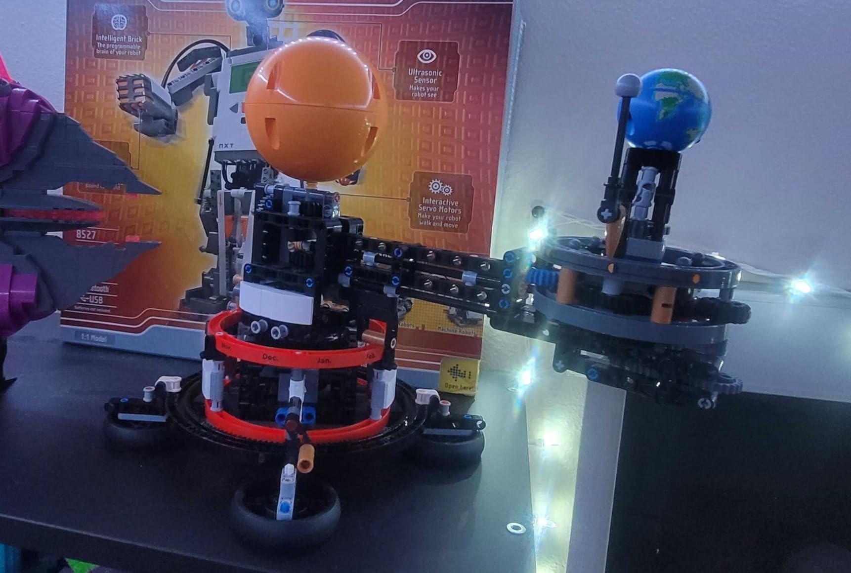 LEGO Technic Planet Earth and Moon in Orbit Building Set, Outer Space Birthday Gift for 10 Year Olds, Solar System Toy for Imaginative, Independent Play, Space Room Décor for Boys & Girls, 42179 - Customer Photo 0