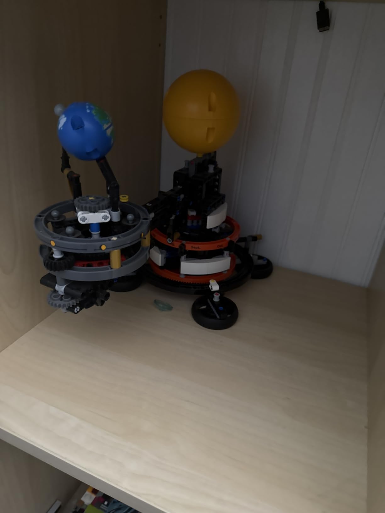 LEGO Technic Planet Earth and Moon in Orbit Building Set, Outer Space Birthday Gift for 10 Year Olds, Solar System Toy for Imaginative, Independent Play, Space Room Décor for Boys & Girls, 42179 - Customer Photo 1