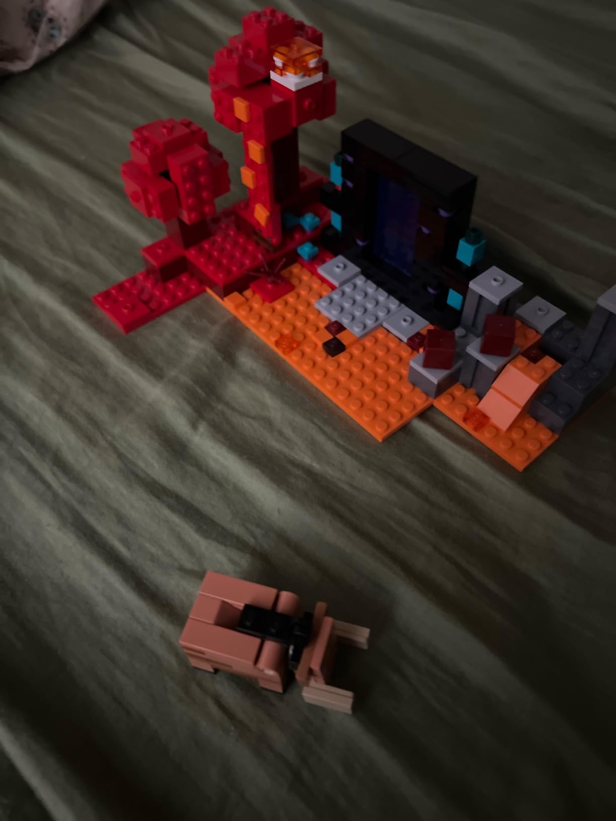 LEGO Minecraft The Nether Portal Ambush Adventure Set, Building Toy for Kids with Minecraft Action Figures and Battle Scenes, Minecraft Toy for Boys, Girls and Gamers Ages 8 and Up, 21255 - Customer Photo 1